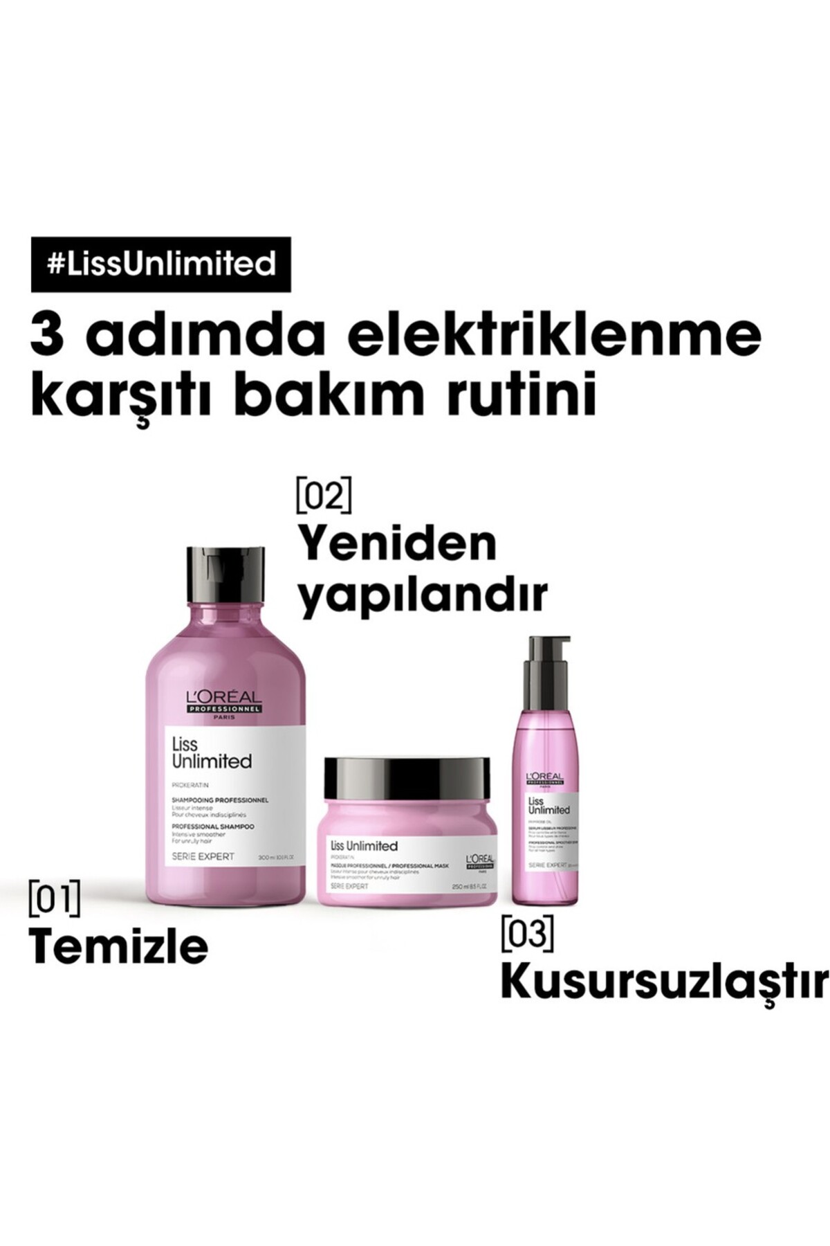 ماسک مو مردانه و زنانه نامحدود LISS به نرمی 500 میل L'oreal Professionnel