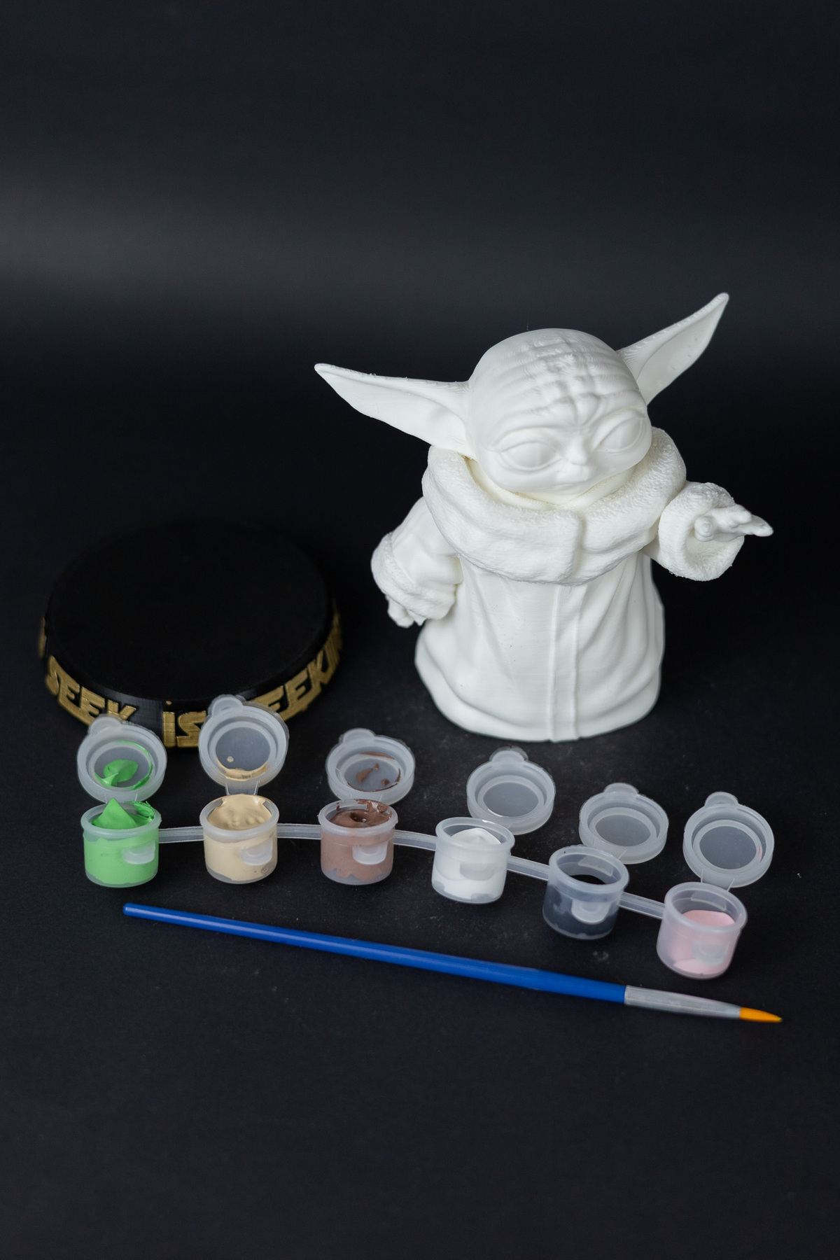 فیگور ست PAINT YOURSELF BABY YODA GROGU STAR WARS نیم تنه 12 سانتی متر از ترکیه domini