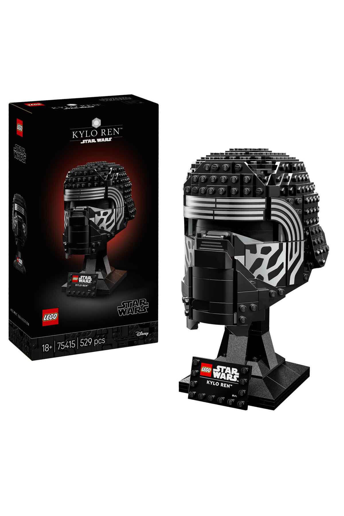 لگو و اسباب بازی های ساخت محور STAR WARS: THE FORCE AWAKENS KYLO REN HELMET 75415 ADULT BUILDABLE, KOLEKS اورجینال LEGO