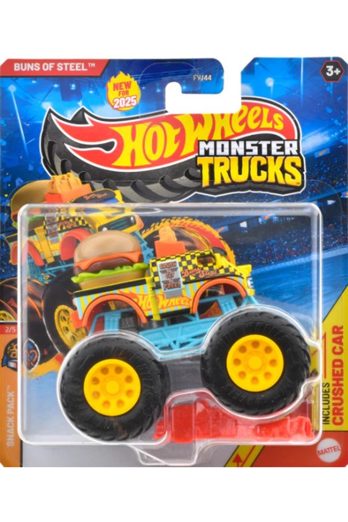 ماشین اسباب بازی کامیون های هیولا نان فولادی هات ویلز اورجینال HOT WHEELS