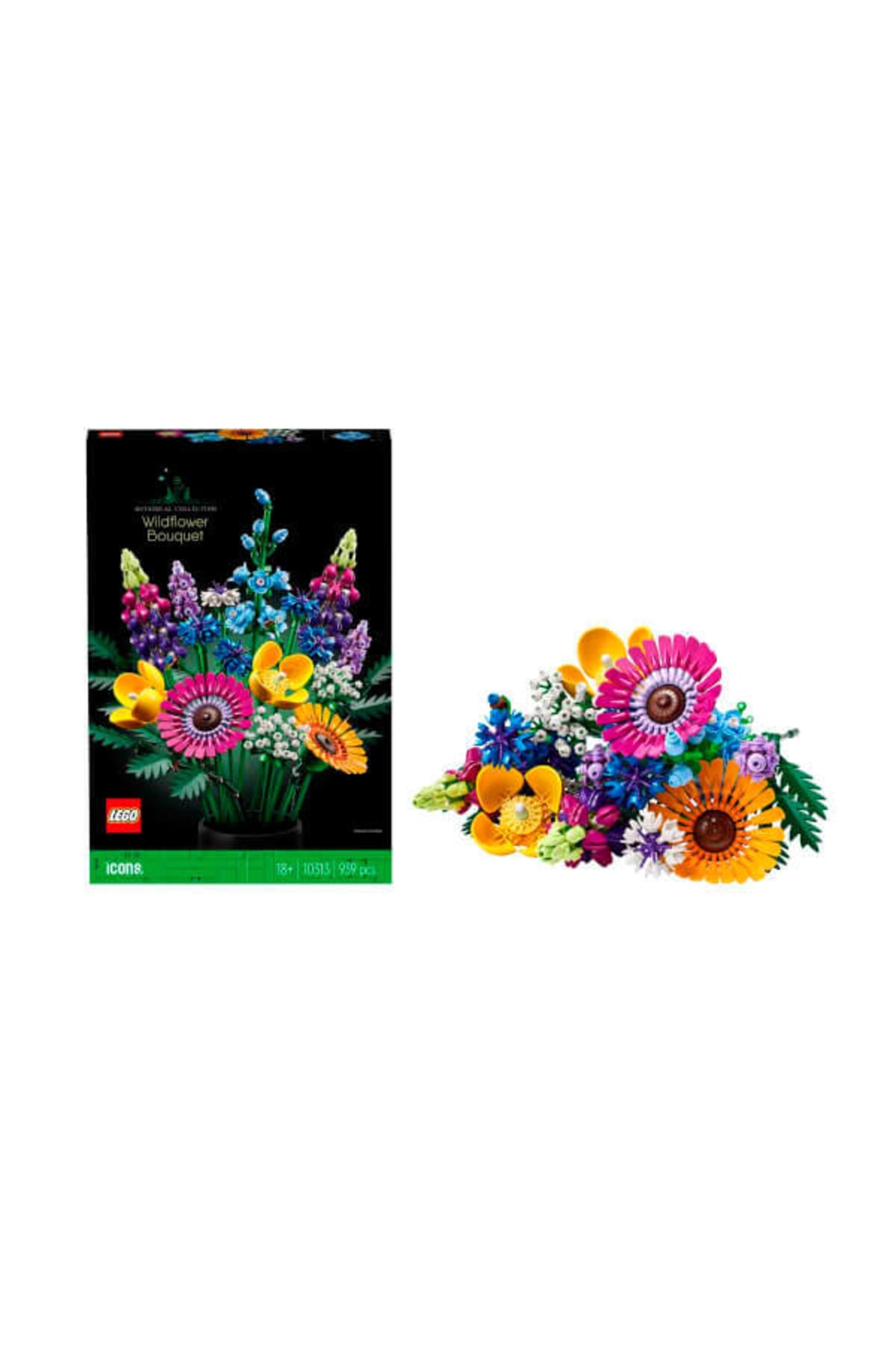 لگو و اسباب بازی های ساخت محور ICONS WILDFLOWERS BOUQUET 10313 از ترکیه LEGO