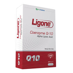 مکمل غذایی کوآنزیم Q10 لیگون Ligone آرسی فارما RC Farma، ۴۵ کپسول