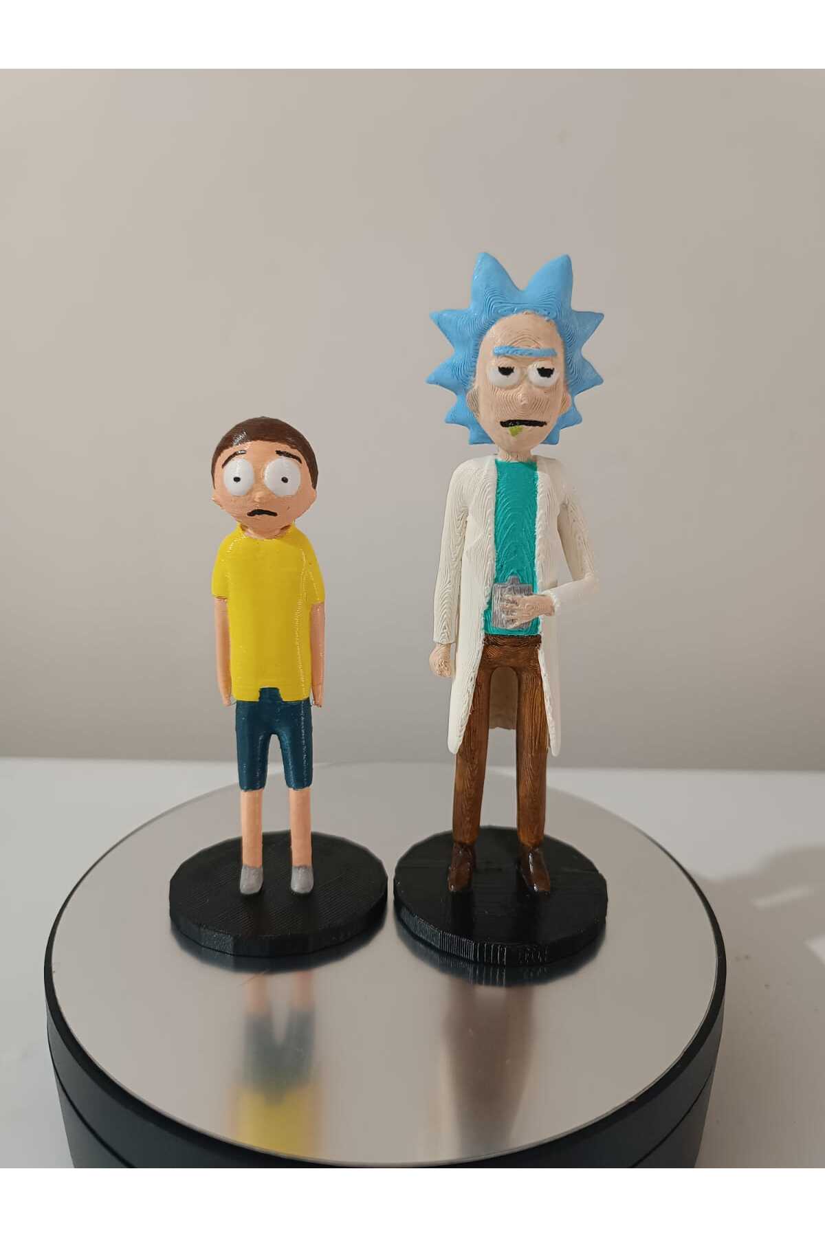 فیگور ست ریک اند مورتی RICK 13 CM & MORTY 10 از ترکیه 3DLAYERCRAFT