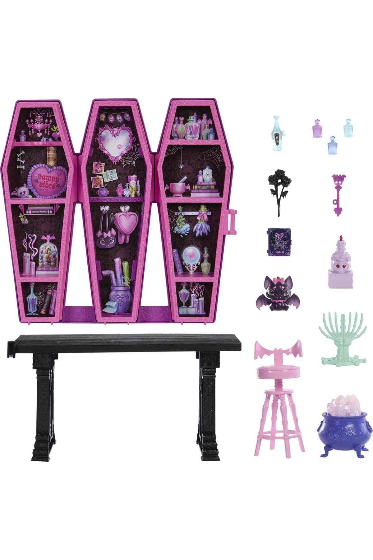 اسباب بازی های فیگور دیگر DRACULAURA'S SECRET POTIONS ROOM PLAYSET JBF15 MONSTER HIGH