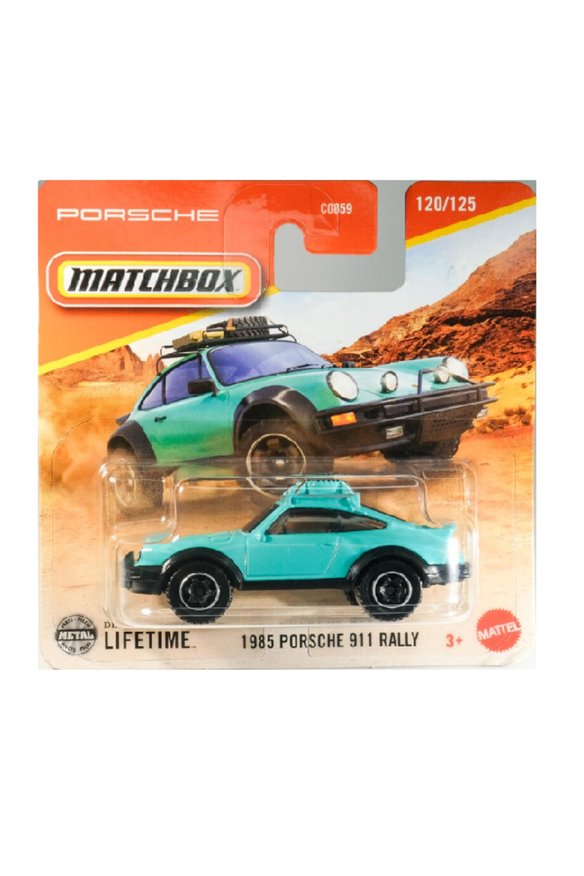 ماشین اسباب بازی جعبه کبریت 1985 PORSCHE 911 RALLY 1 64 SCALE JBT00 از ترکیه HOT WHEELS