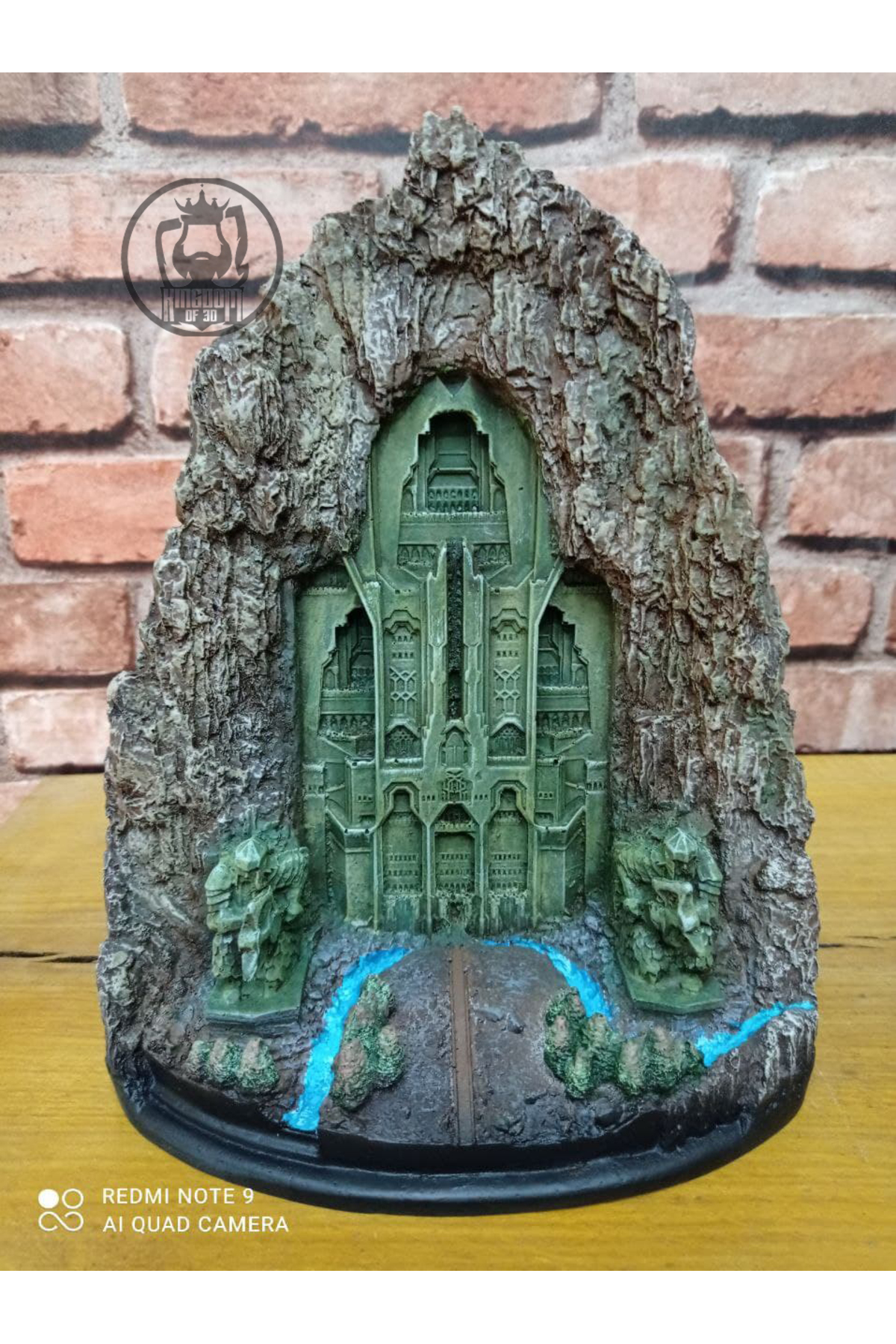فیگور مجسمه کوه هابیت اربور مه آلود ارباب حلقه ها شکل کوتوله اصل Kingdom of 3D