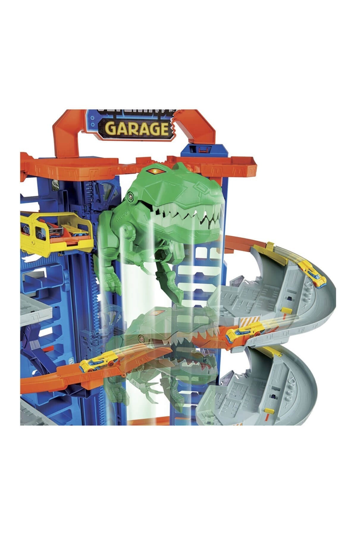 ست حرفه ای ROBOTIC T REX ULTIMATE GARAGE GJL14 از ترکیه HOT WHEELS