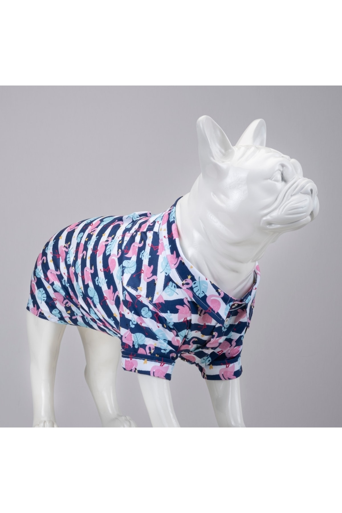 پیراهن سگ نژاد کوچک و متوسط Flamingo از لیندو داگز Lindodogs، مدل FG101، آبی