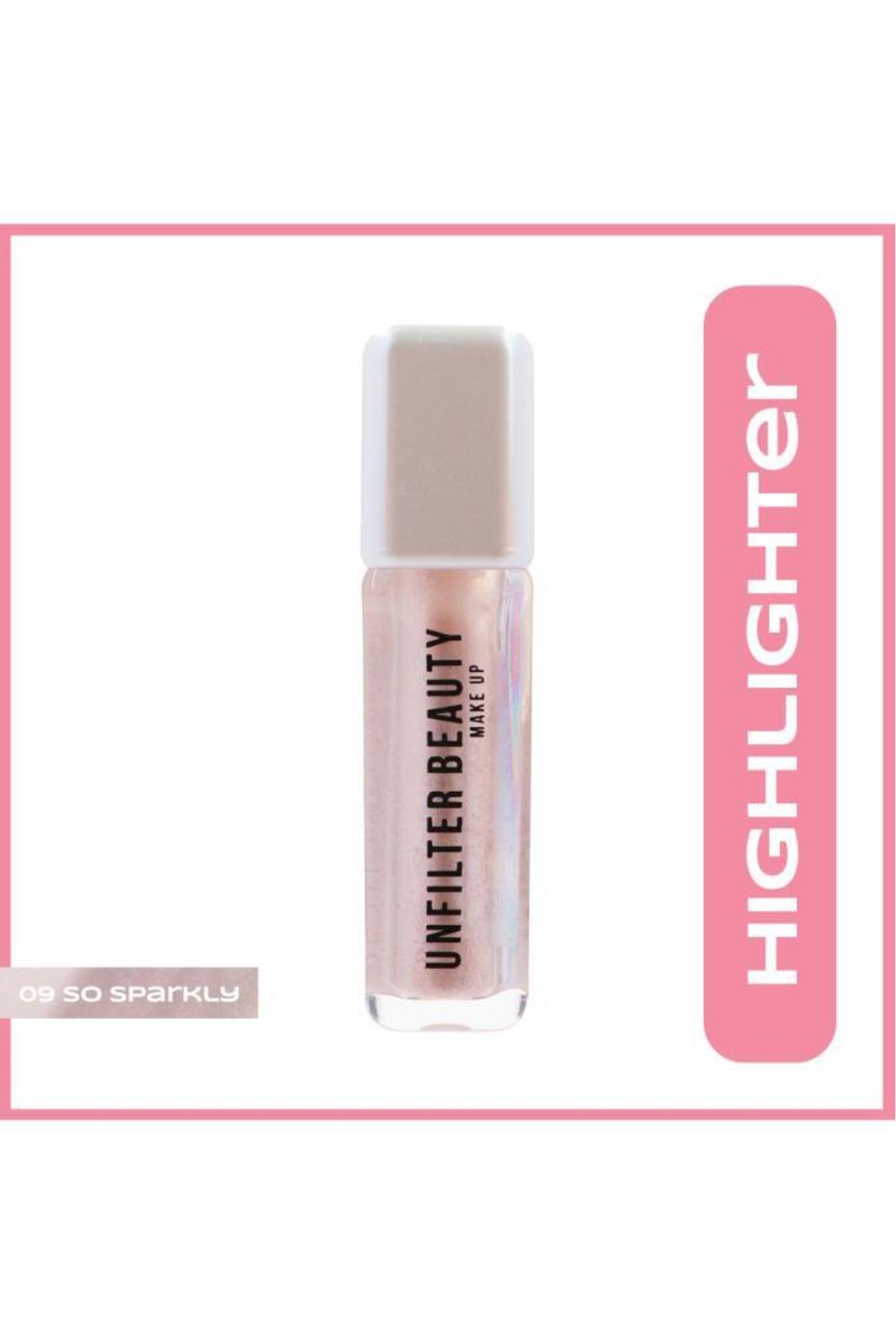روشن‌کننده مایع آرایشی 09 So Sparkly رنگ قهوه‌ای Unfilter Beauty