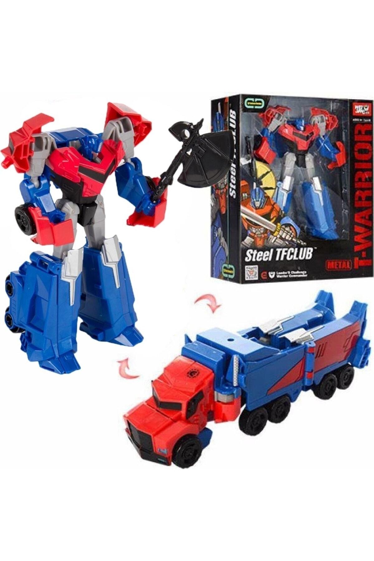 ماشین اسباب بازی T WARRIOR METAL BODY TOY ROBOT CAR TRANSFORMERS OPTIMUS PRIME Cango