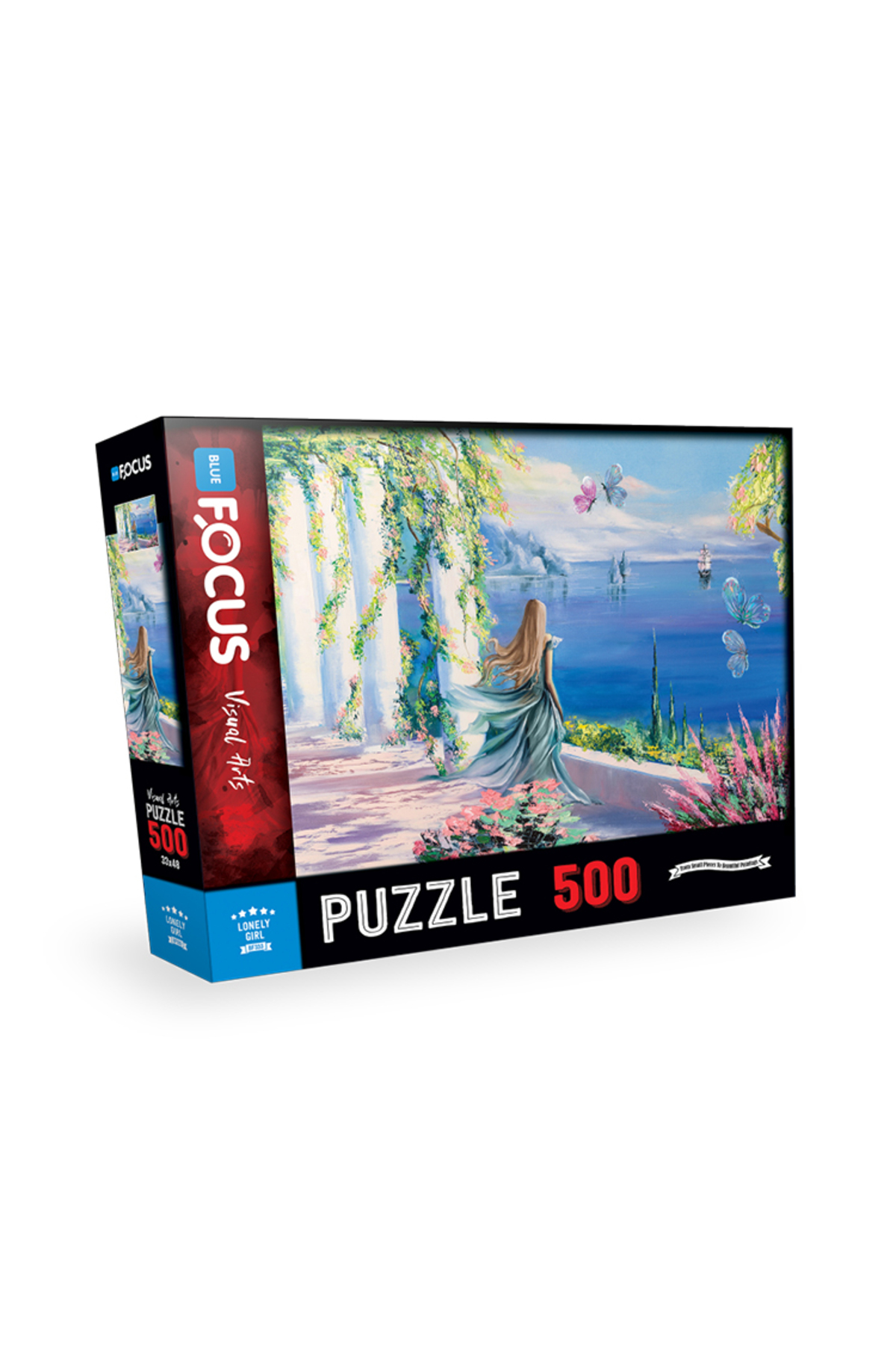 پازل 500 قطعه دختر تنها اورجینال Blue Focus