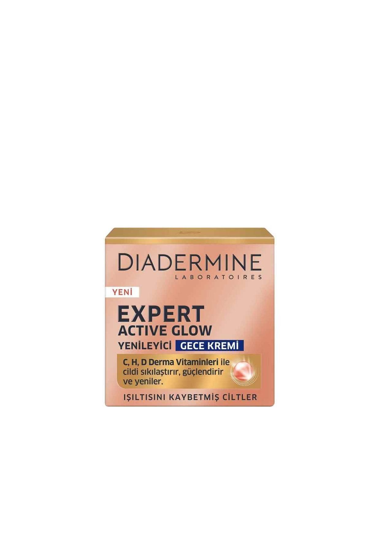 کرم صورت شب اکسپرت اکتیو گلو بازسازی کننده Diadermine