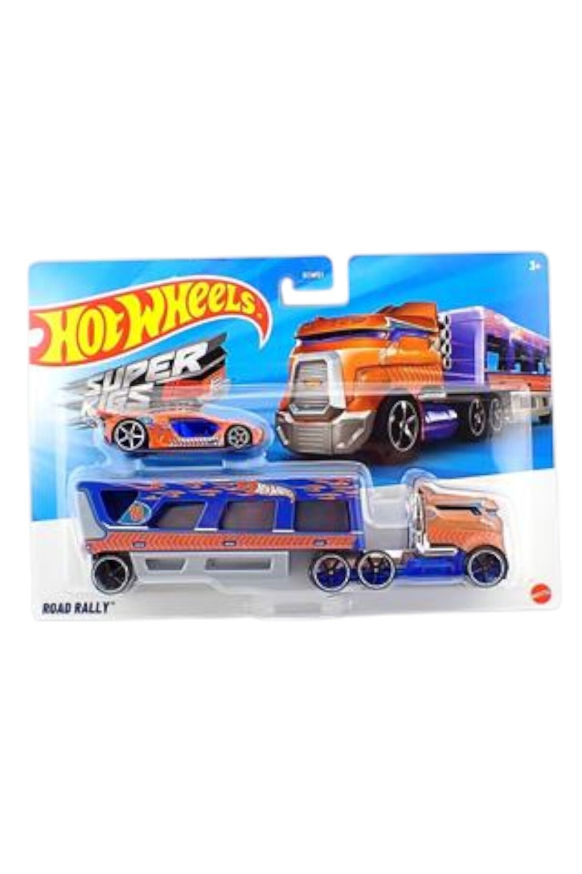 ماشین اسباب بازی SUPER RIGS ROAD RALLY از ترکیه HOT WHEELS