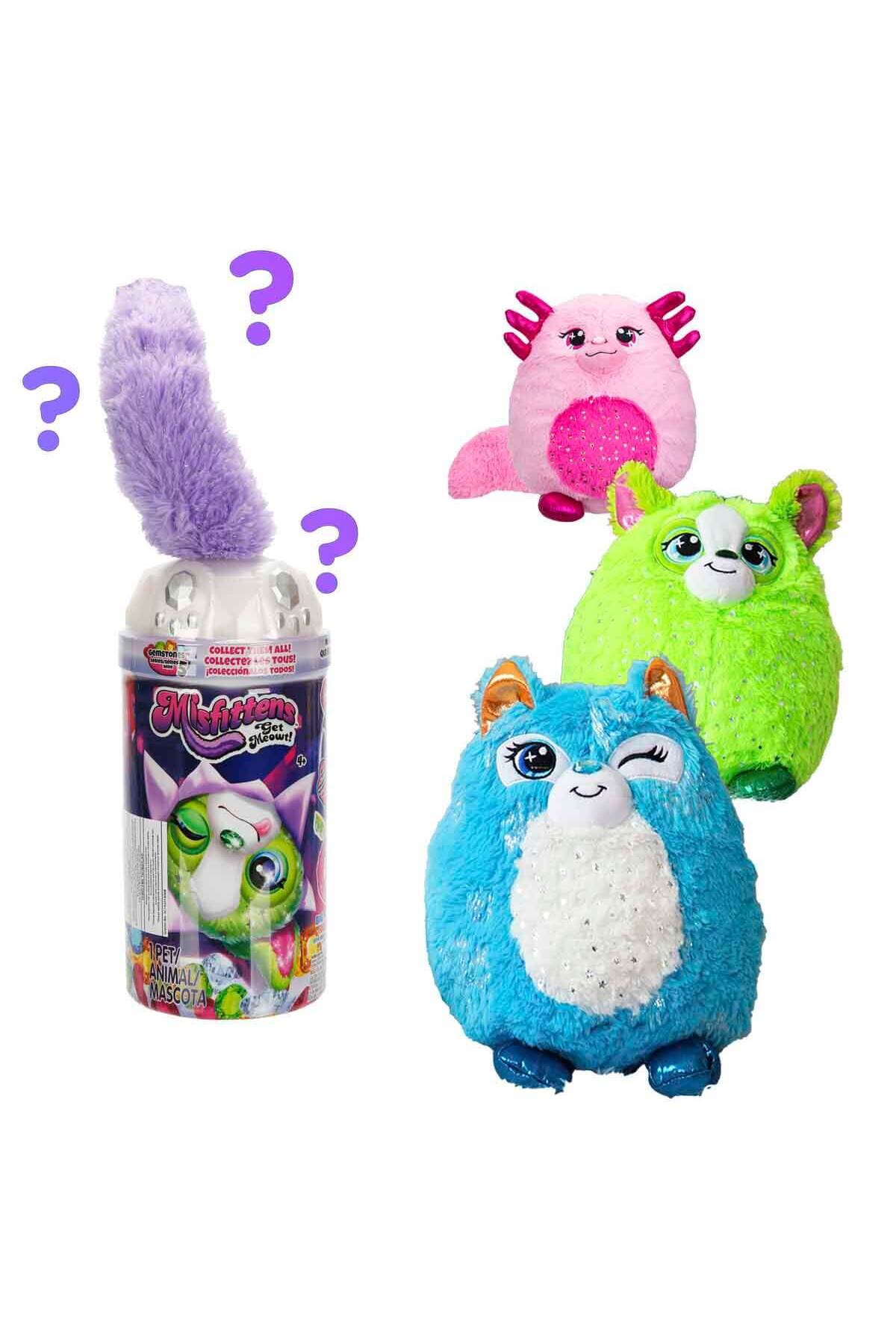 اسباب بازی های پشمی GEMSTONES SURPRISE PLUSH S5 روکش سفید از ترکیه Misfittens