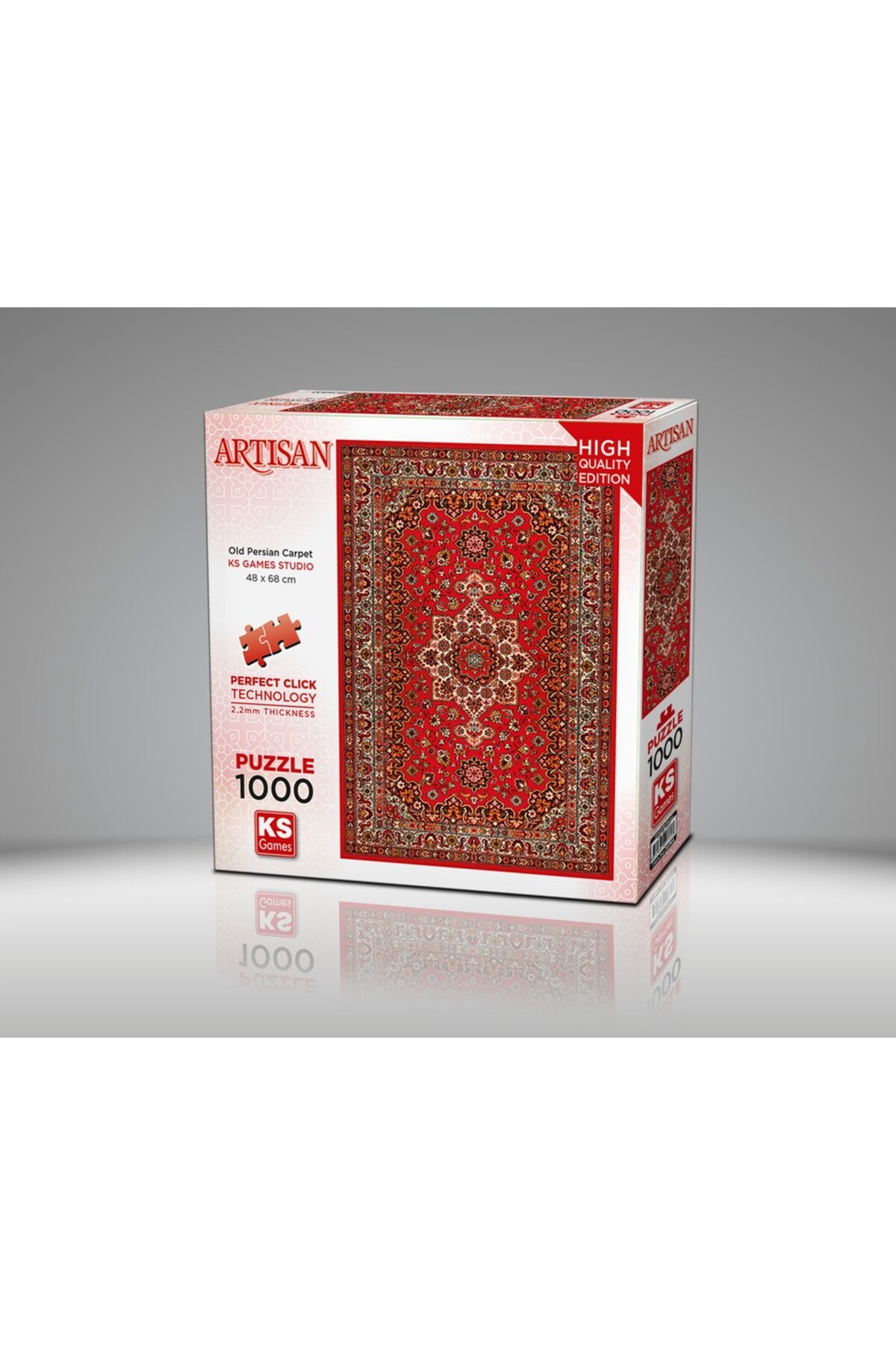 پازل معما 1000 قطعه فرش فارسی قدیمی 20764 اورجینال Ks Games