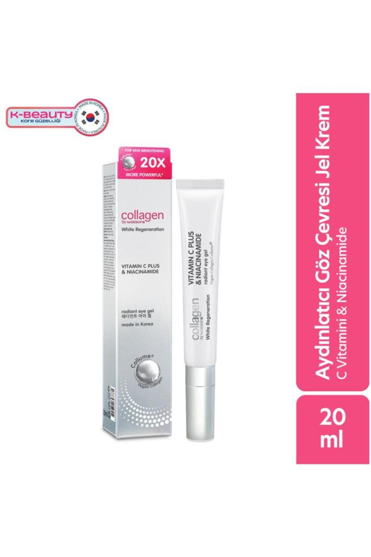 ژل دور چشم کلاژن بای واتسونز Collagen by Watsons White Regeneration درخشان، ۲۰ میلی‌لیتر