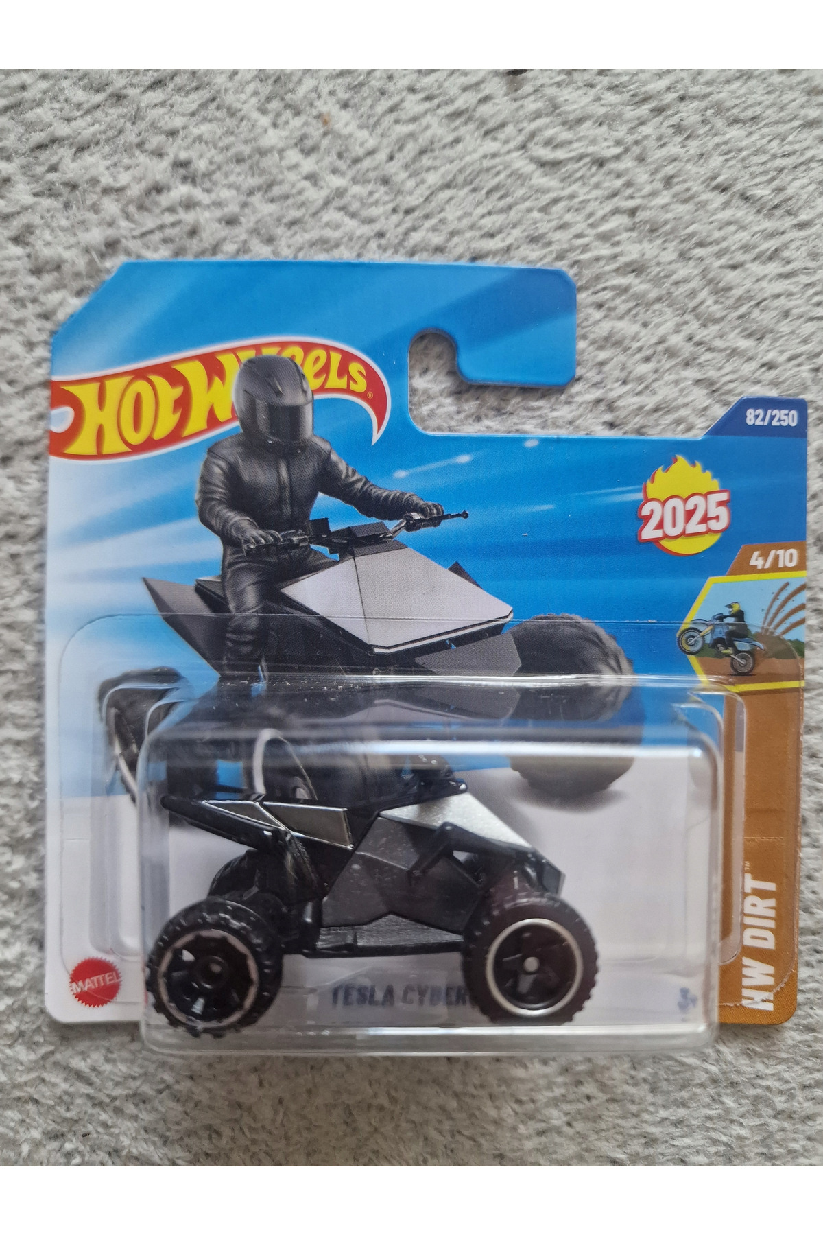 ماشین اسباب بازی HOTWHEELS TESLA CYBERQUAD 2025 هات ویلز اورجینال HOT WHEELS
