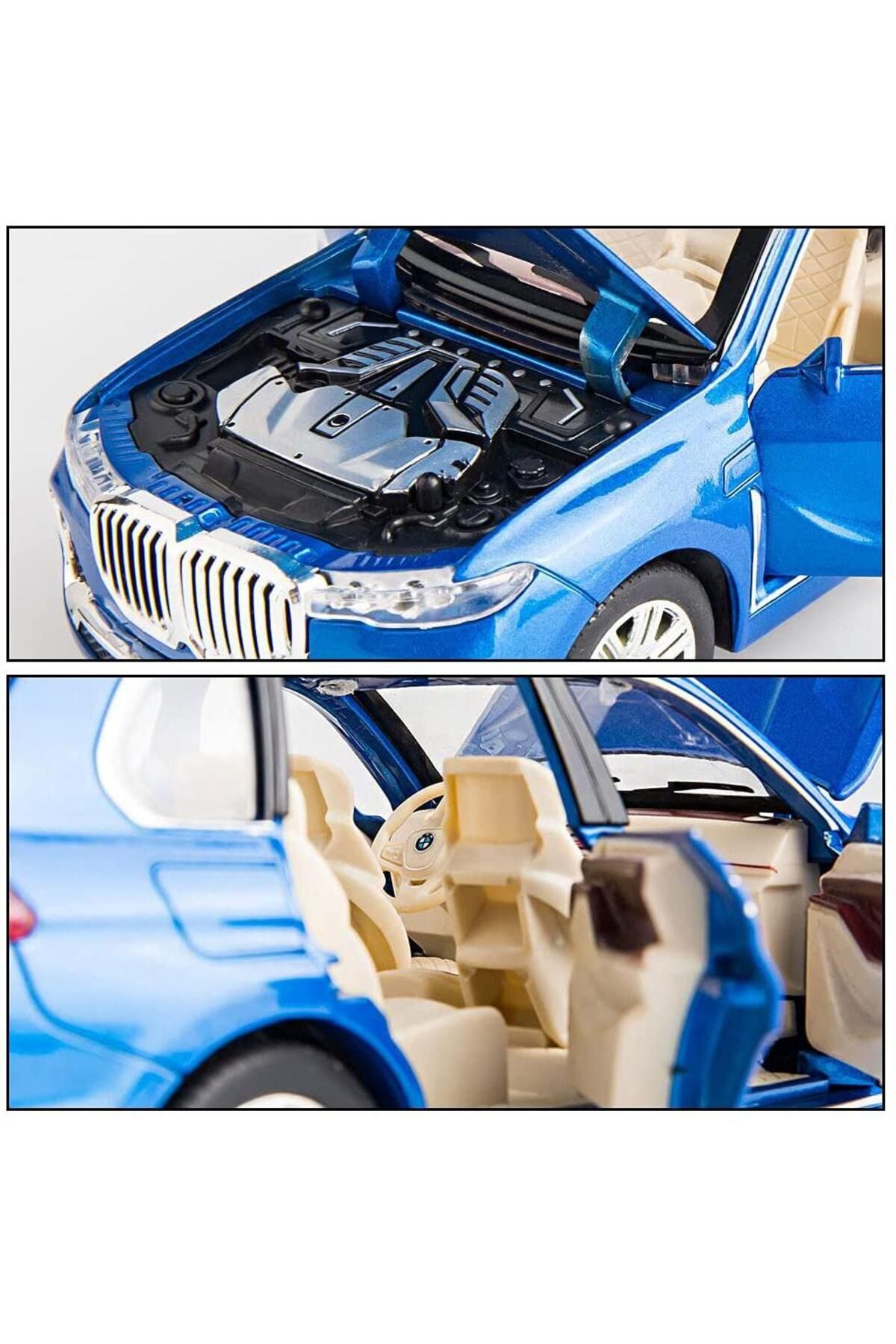 مدل خودرو BMW X7 CAR 1:24 DIECAST METAL MODEL COLLECTION JEEP SUV ماشین با صدا و نور اورجینال scntoys