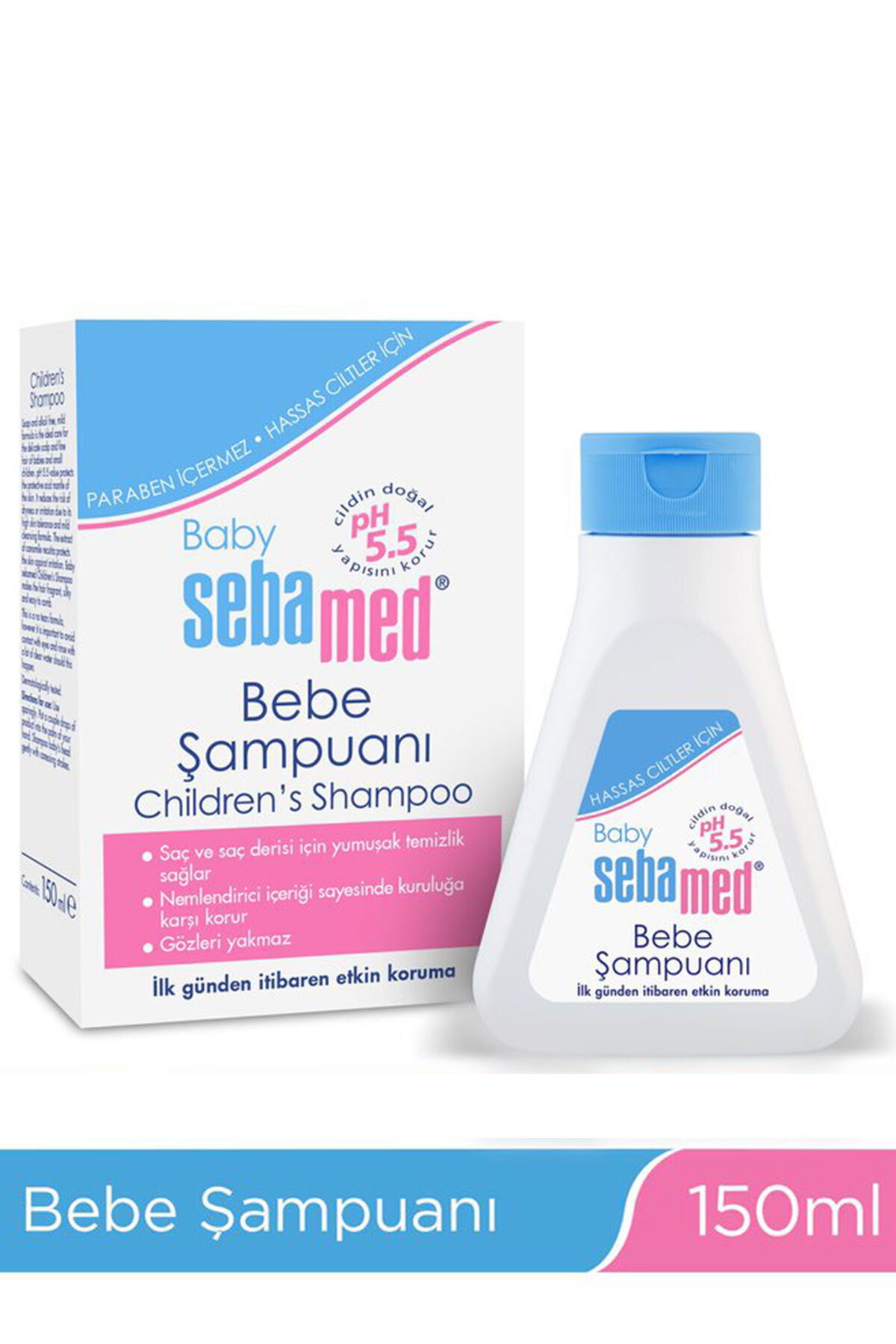 شامپو بچه BEBE 150 میل اورجینال Sebamed