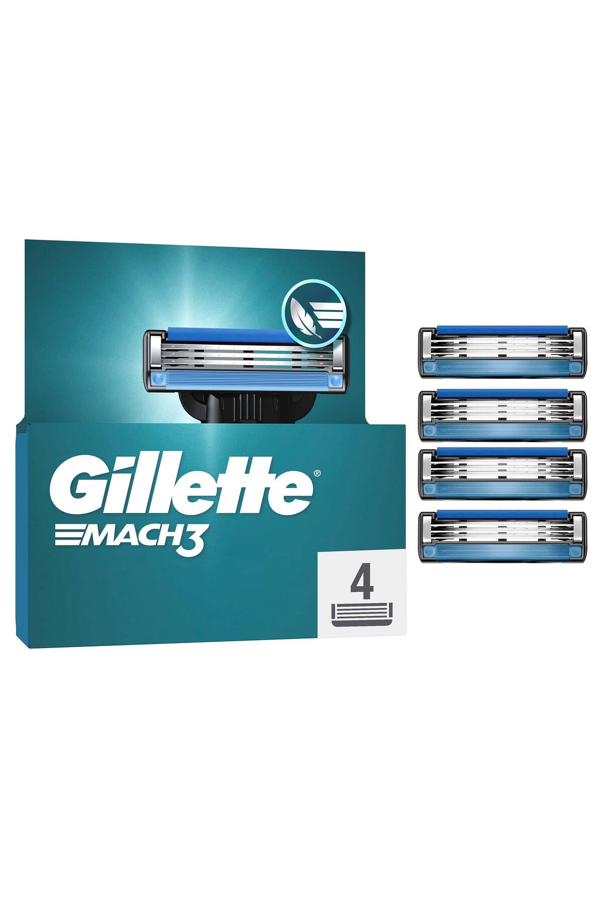 تیغ اصلاح تعویضی ماخ 3 4 عدد Gillette