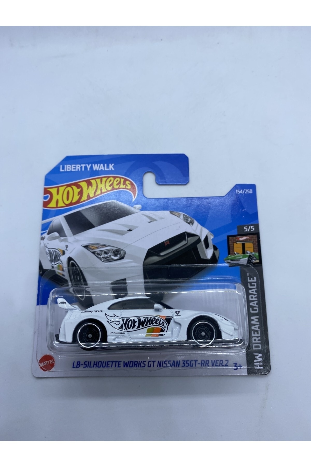 ماشین اسباب بازی LB SILHOUETTE WORKS GT NISSAN 35GT RR VER.2 WHITE هات ویلز اورجینال HOT WHEELS