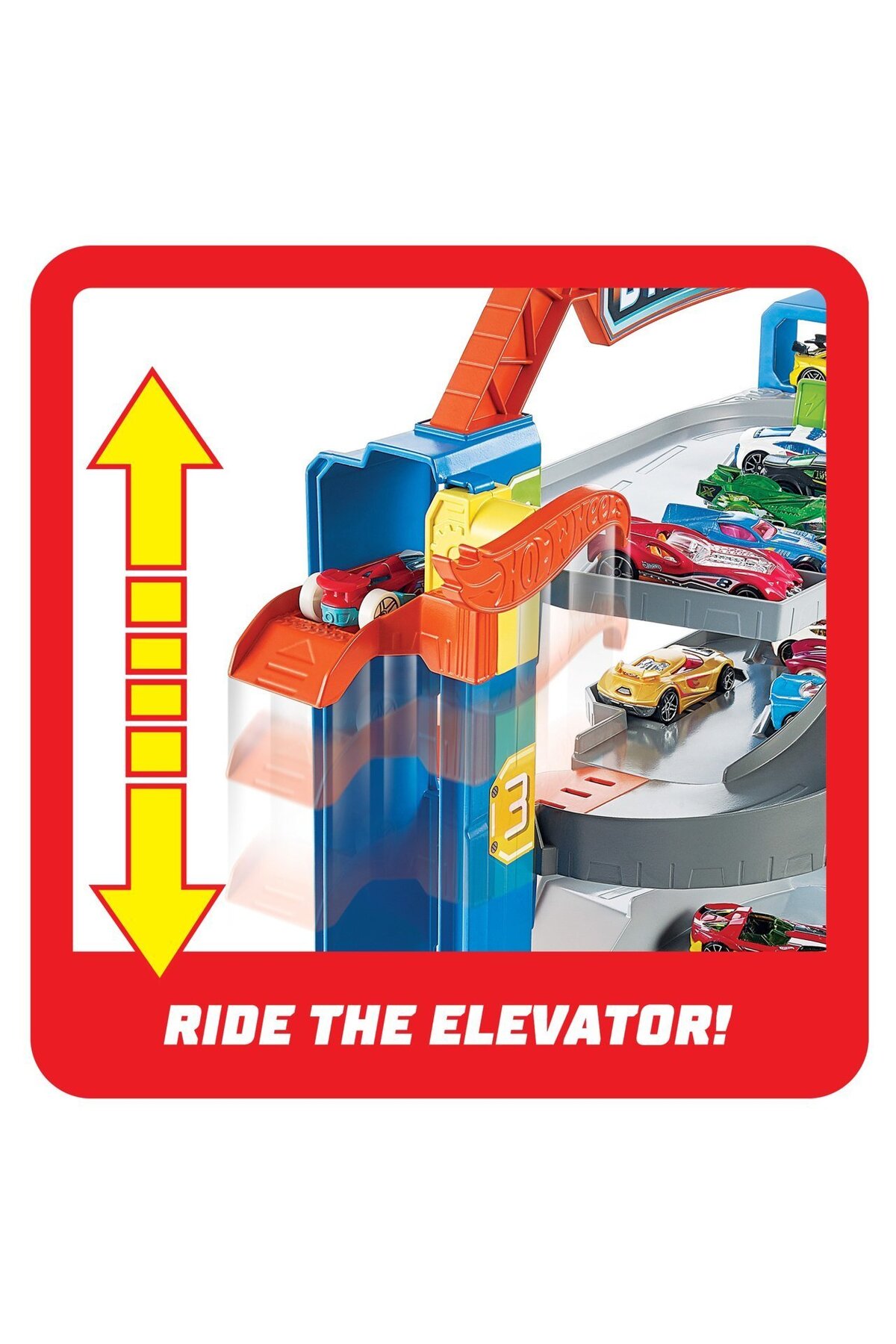 ست بازی مینی گاراژ GNL70 از ترکیه HOT WHEELS