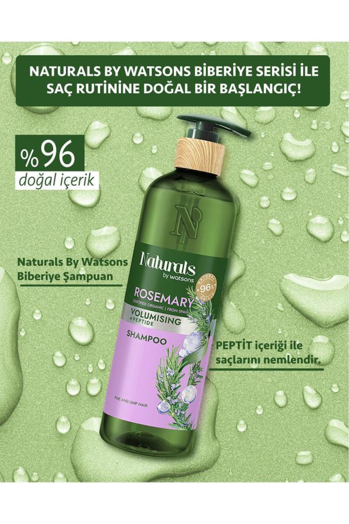شامپو رزماری 490 میلی لیتری مناسب برای همه جنسیت ها Naturals By Watsons