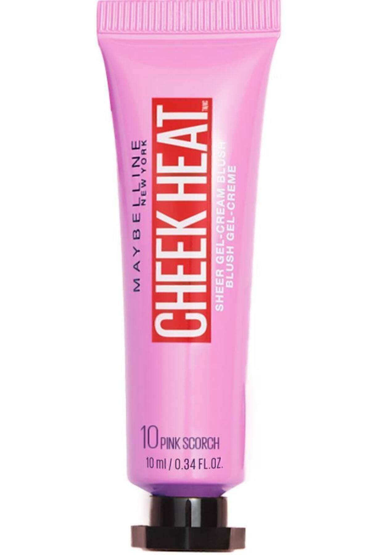 Maybelline New York رژ گونه مایع Cheek Heat تینت گونه بافتی ابریشمی و نرم شماره 10