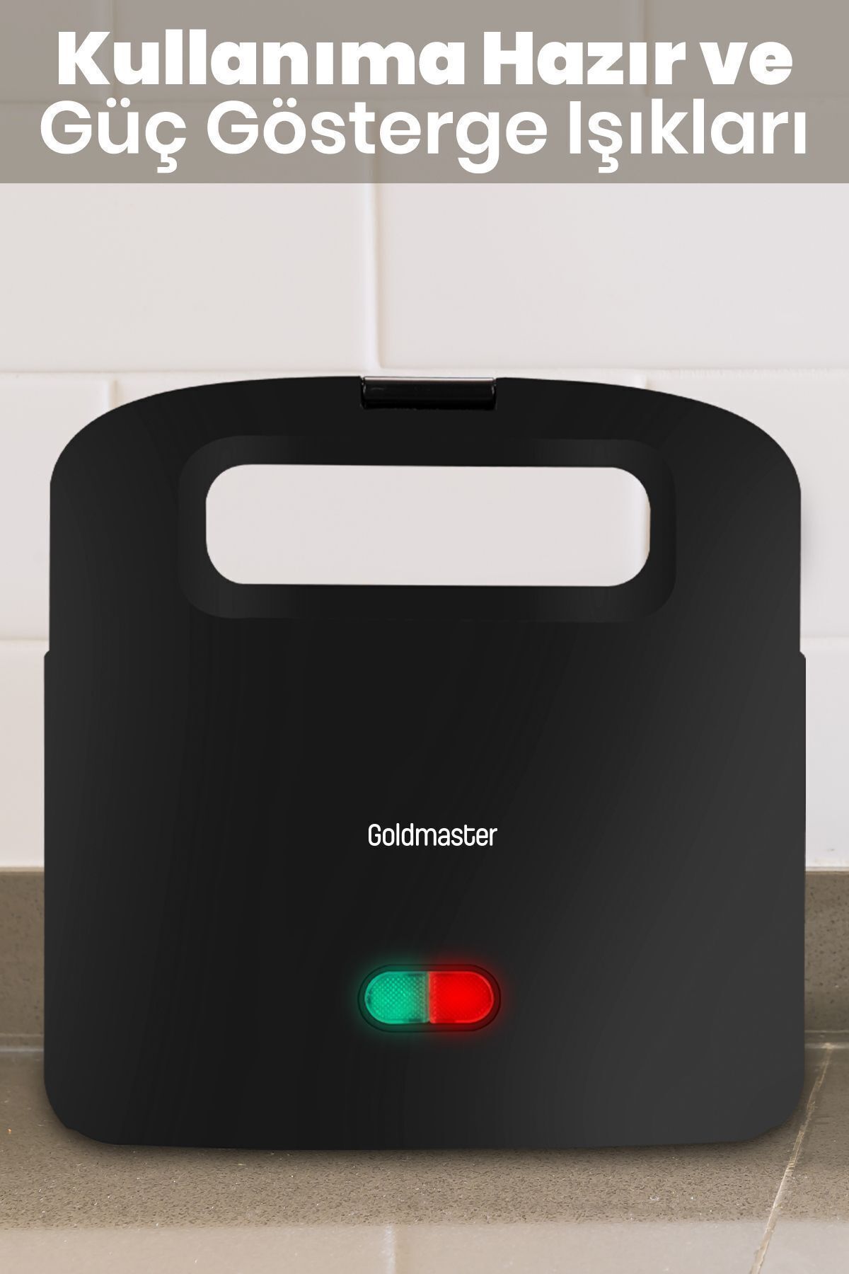دستگاه ساندویچ و تست MINO IN 6402 MINI TOASTER مشکی اورجینال GoldMaster