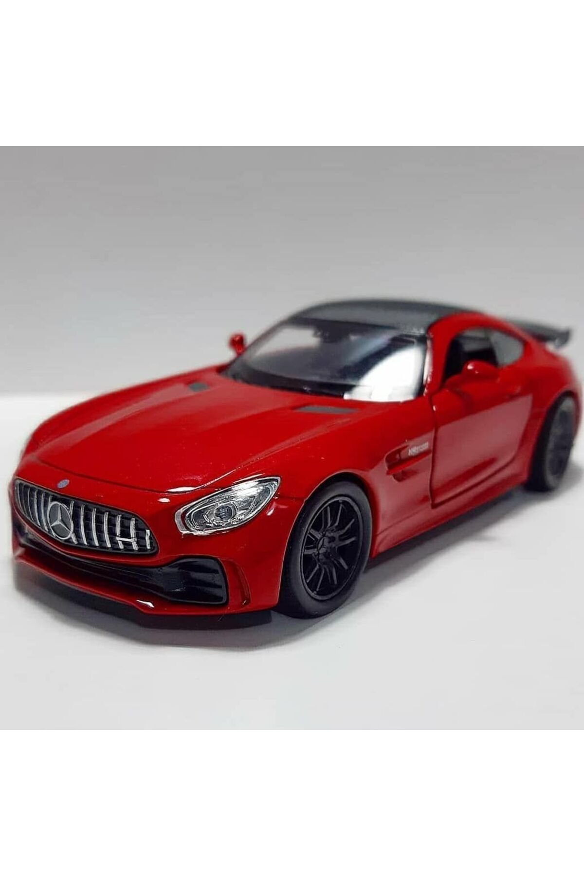 مدل خودرو 1.36 SCALE WELLY BRAND LICENSED MERCEDES AMG GTR RED COLOR 12 CM METAL CAR از ترکیه WELLY