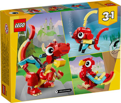 مجموعه ساختنی لگو LEGO کریئیتور ۳ در ۱ مدل 31145 اژدهای قرمز، ۱۴۹ قطعه، حداقل سن ۶ سال