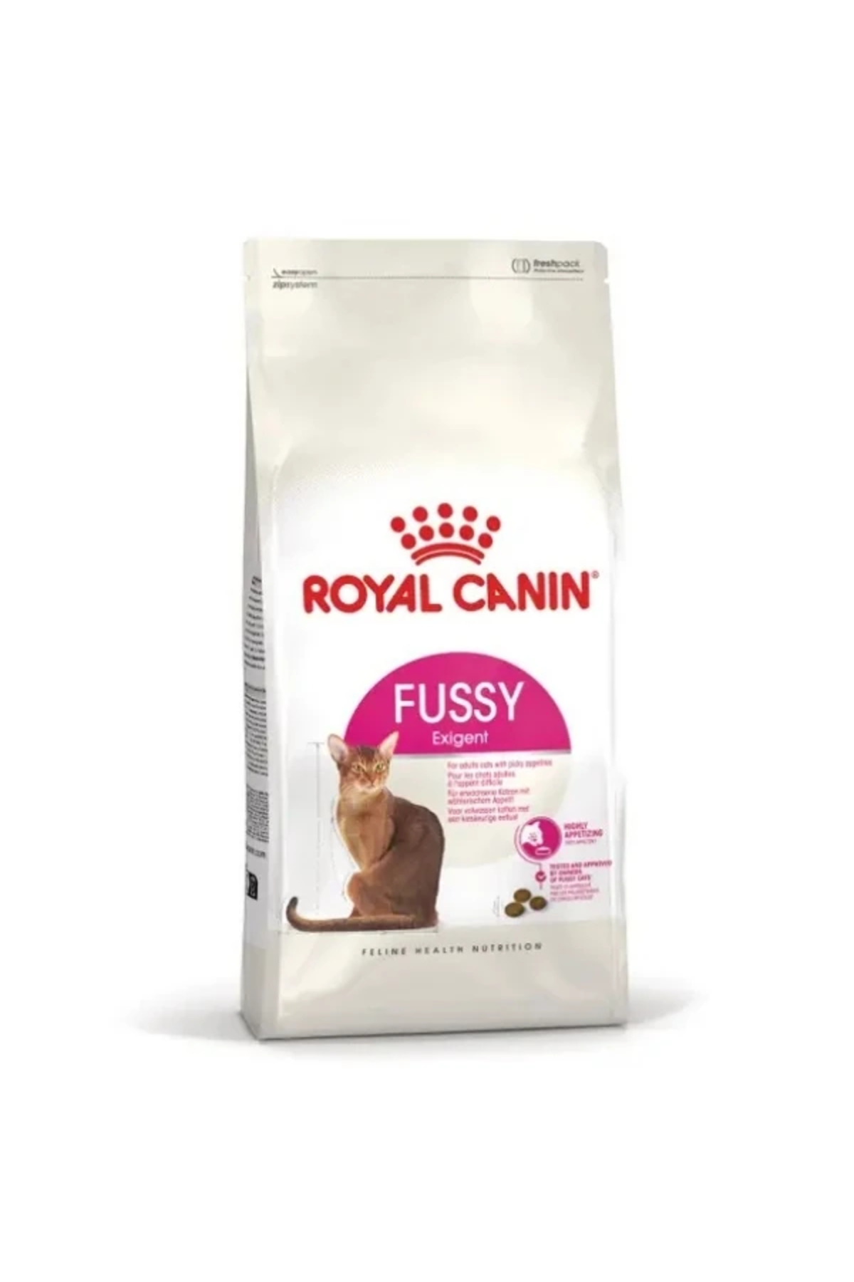 غذای خشک گربه بالغ انتخاب‌گر رویال کنین Royal Canin Fussy Exigent، ۲ کیلوگرم