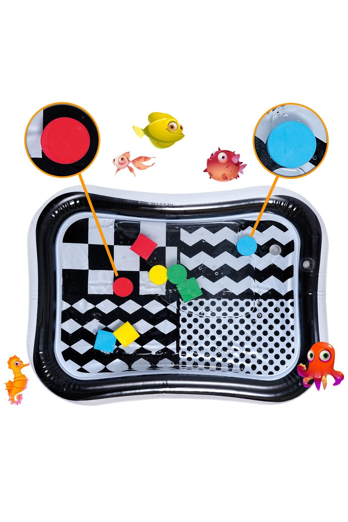 وسایل دریا حصیر بچه شکم زمان فعالیت اسباب بازی استخر آب Circle Toys