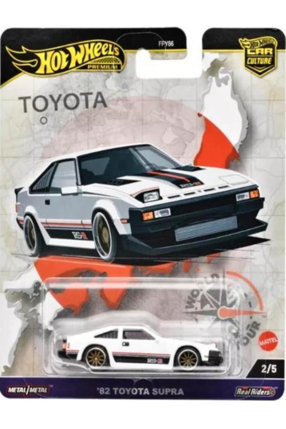 ماشین اسباب بازی TOYOTA SUPRA WORLD TOUR 2024 PREMIUM '82 MODEL SPECIAL CAR HRV97 از ترکیه HOT WHEELS