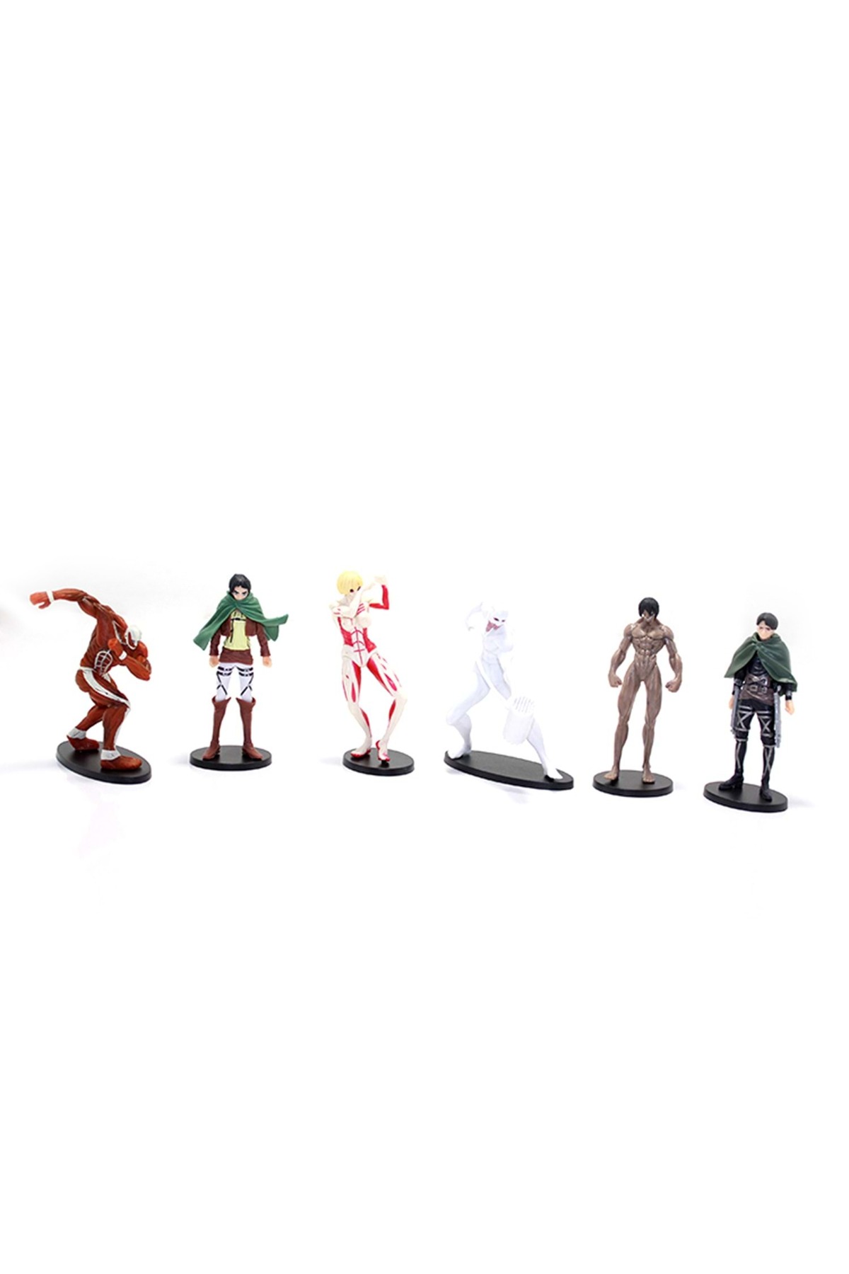 فیگور مجموعه 6 تایی انیمه SHINGEKI NO KYOJIN ATTACK ON TITAN از ترکیه Keskin