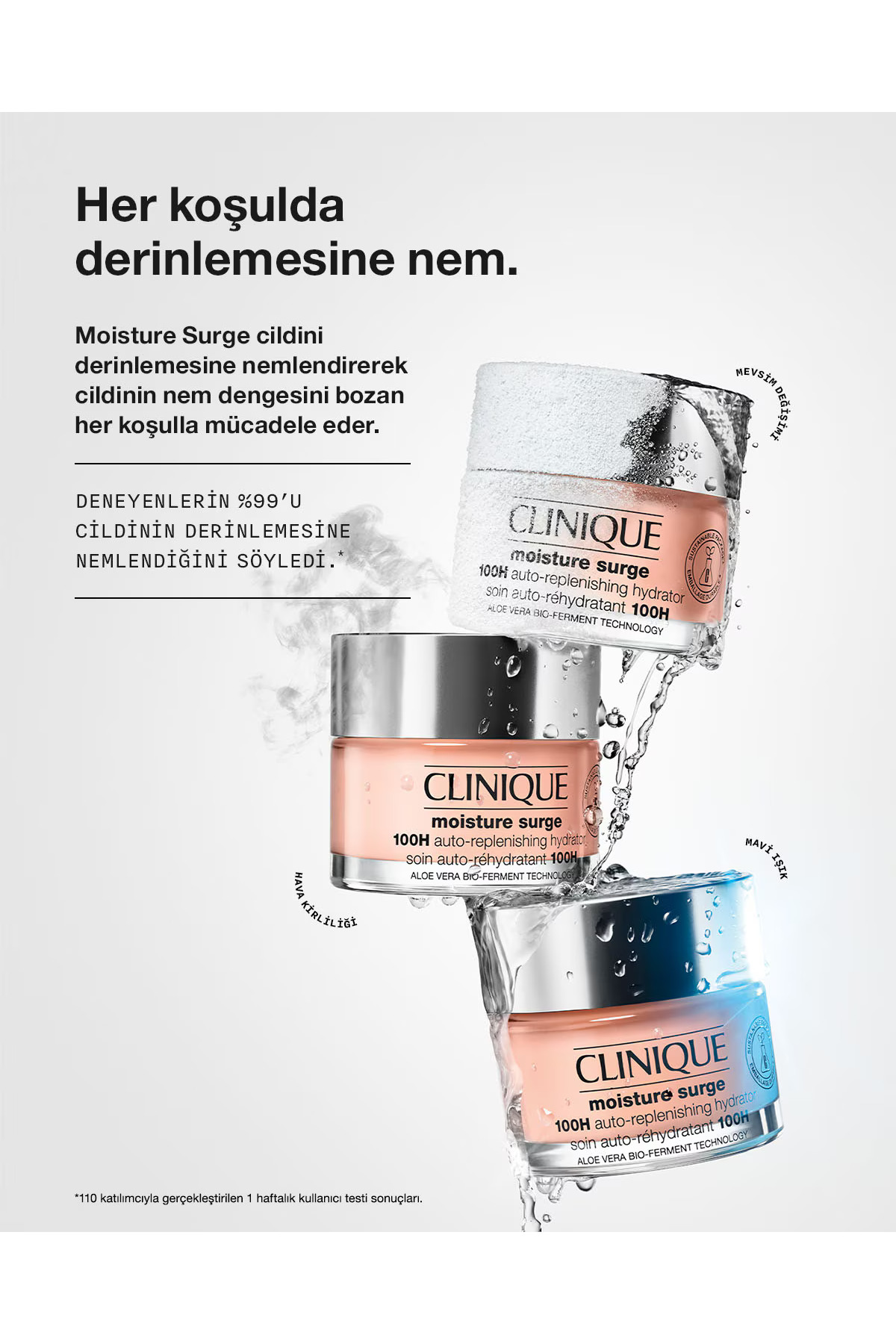 مرطوب کننده و آبرسان مویسچر سرج  با حجم 15 میل کلینیک Clinique