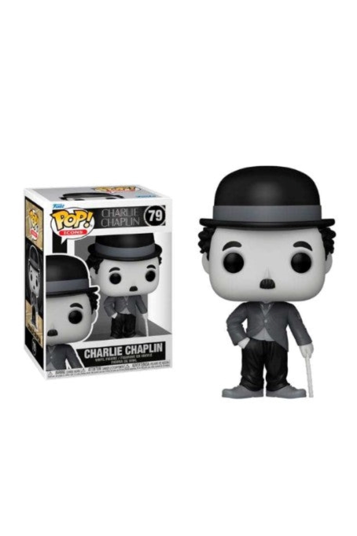فیگور نمادهای پاپ FUNKO چارلی چاپلین 79 Genel Markalar
