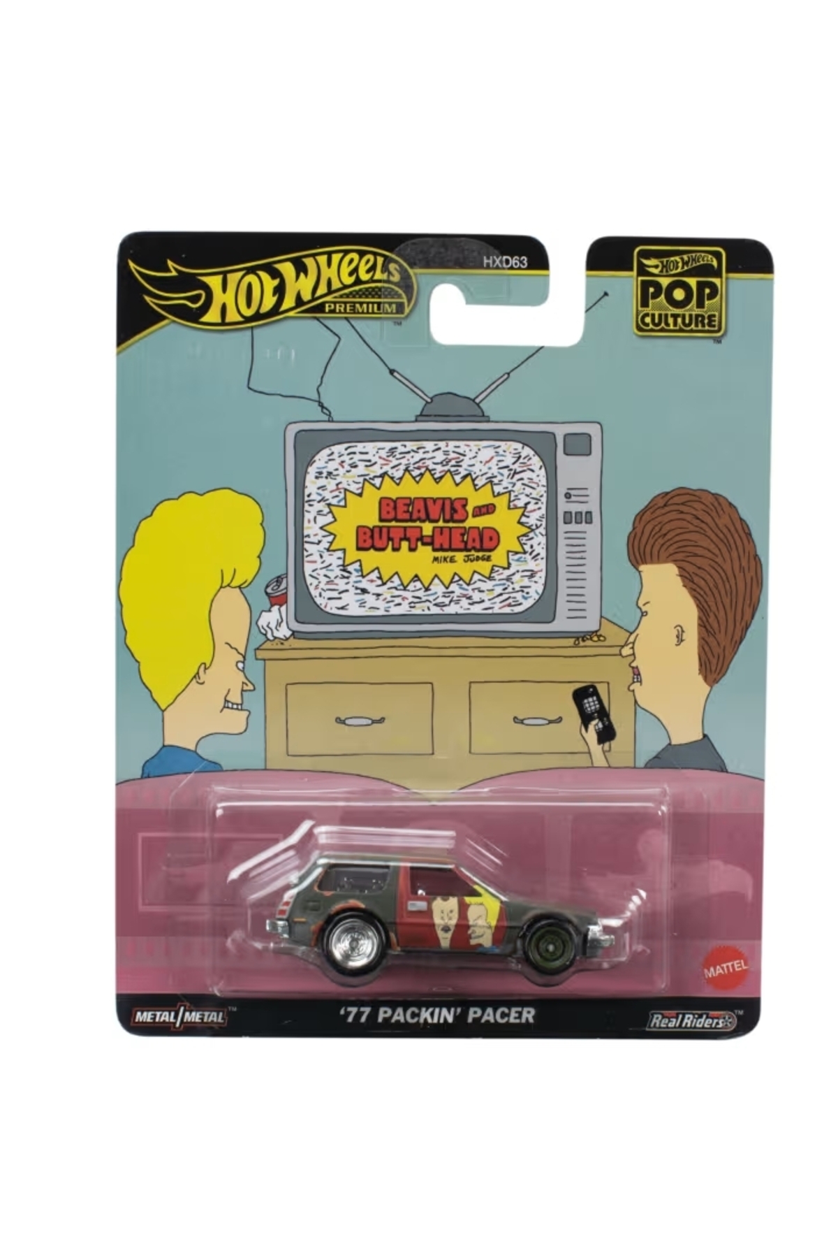 ماشین اسباب بازی POP CULTURE CARS PREMIUM 77 PACKIN PACER HVJ43 از ترکیه HOT WHEELS