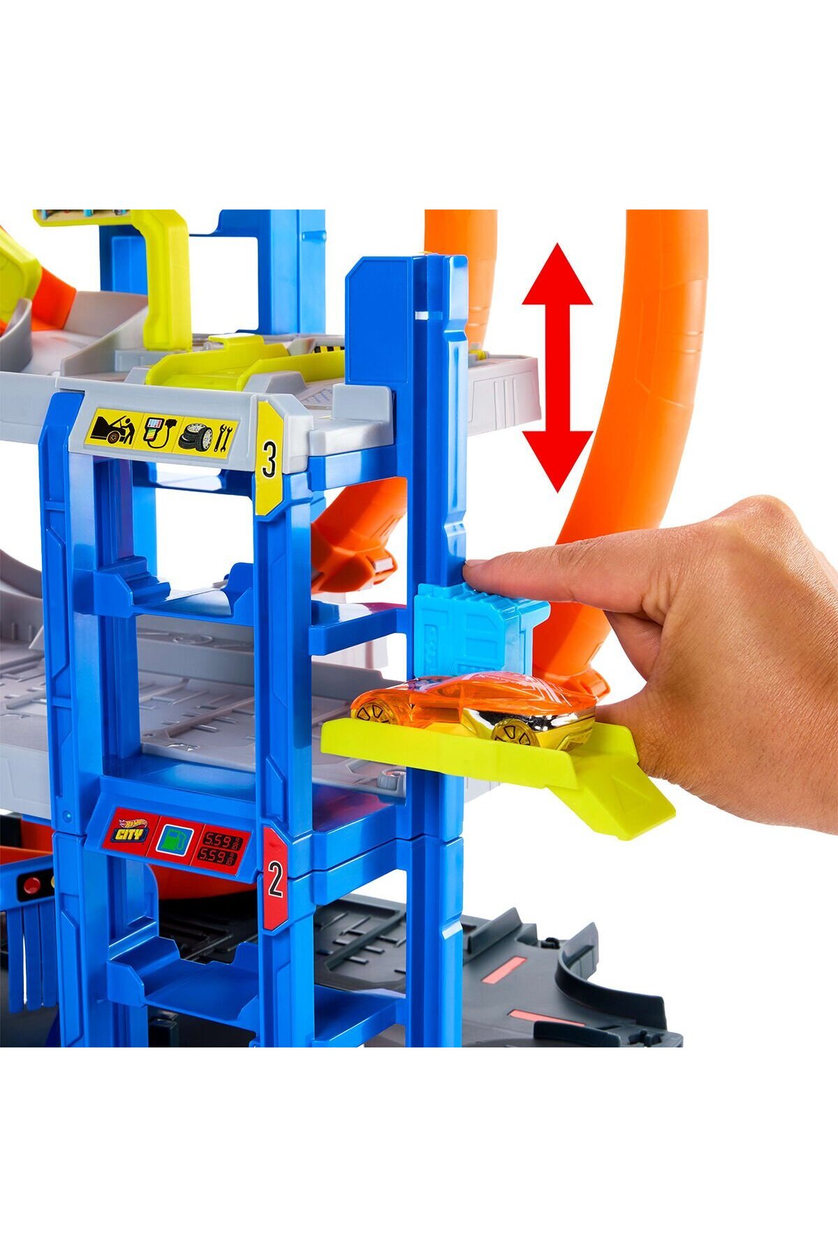 اسباب بازی های فیگور دیگر گاراژ مگا لوپ JBM74 از ترکیه HOT WHEELS