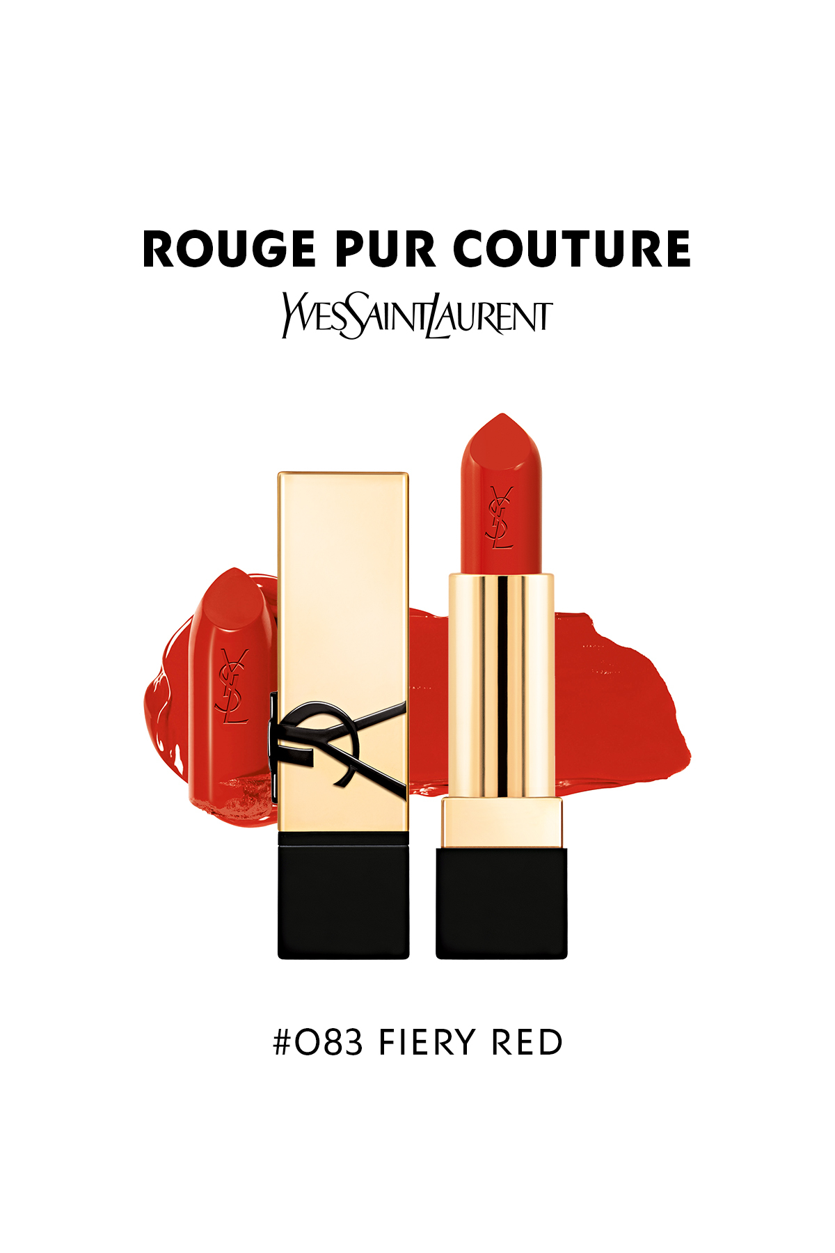 Yves Saint Laurent لوازم آرایشی رژ لب Rouge Pur Couture O83