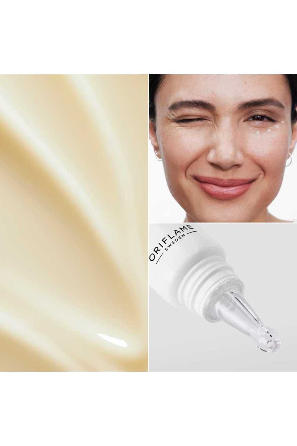 کرم چشم کم حجم کاهش پیگمانتاسیون NOVAGE+ BRIGHT INTENSE رنگ: آیوری اوریفلیم Oriflame