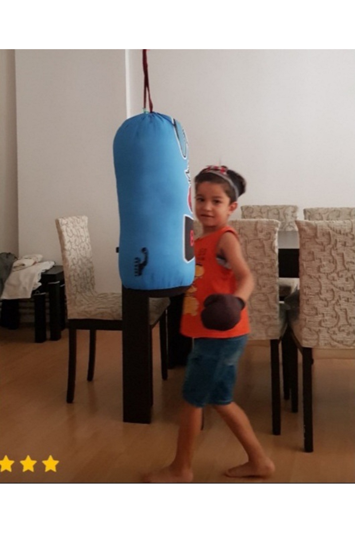 اسباب بازی های پشمی کیسه بوکس کودکان 2 تا 6 ساله به همراه هدیه دستکش TOPRAK SPORT