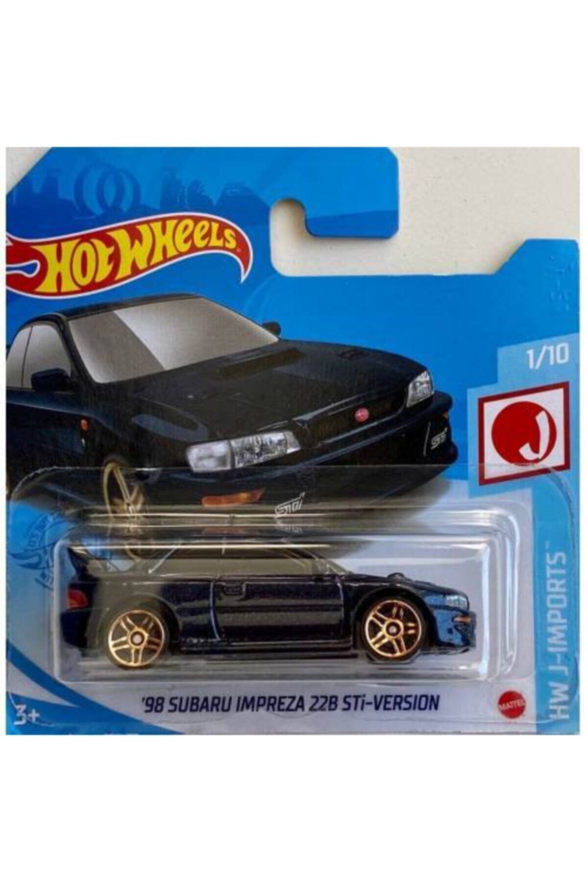 مدل خودرو 98 SUBARU IMPREZA 22B STI نسخه ماشین تک فلزی هات ویلز اورجینال HOT WHEELS