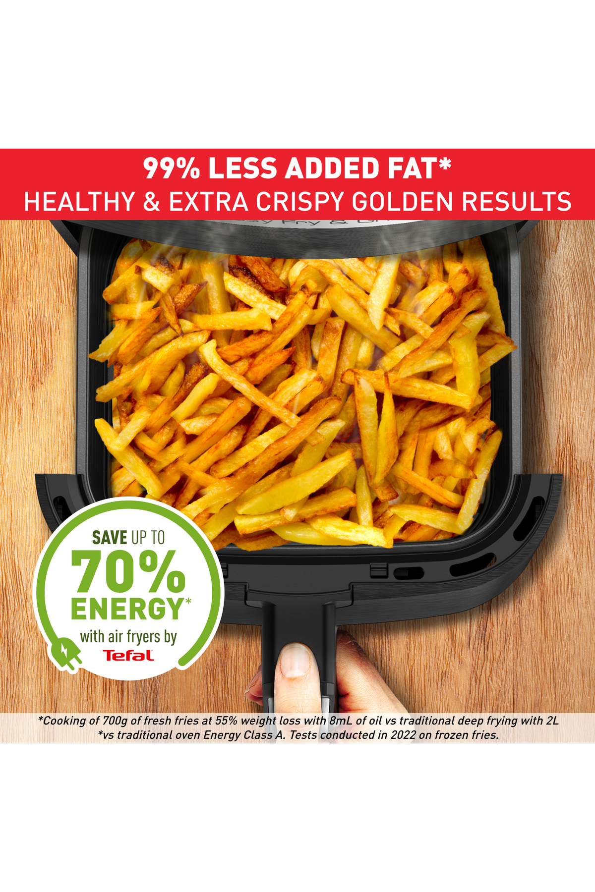 سرخ کن EASY FRY &amp; GRILL DIGITAL 2 IN 1 | کردنی هوا + گریل اورجینال TEFAL