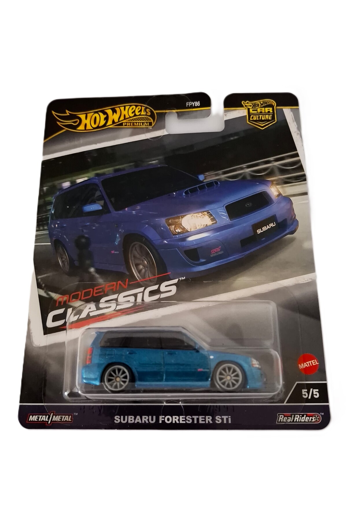 ماشین اسباب بازی کلاسیک مدرن SUBARU FORESTER STI HRV74 هات ویلز اورجینال HOT WHEELS