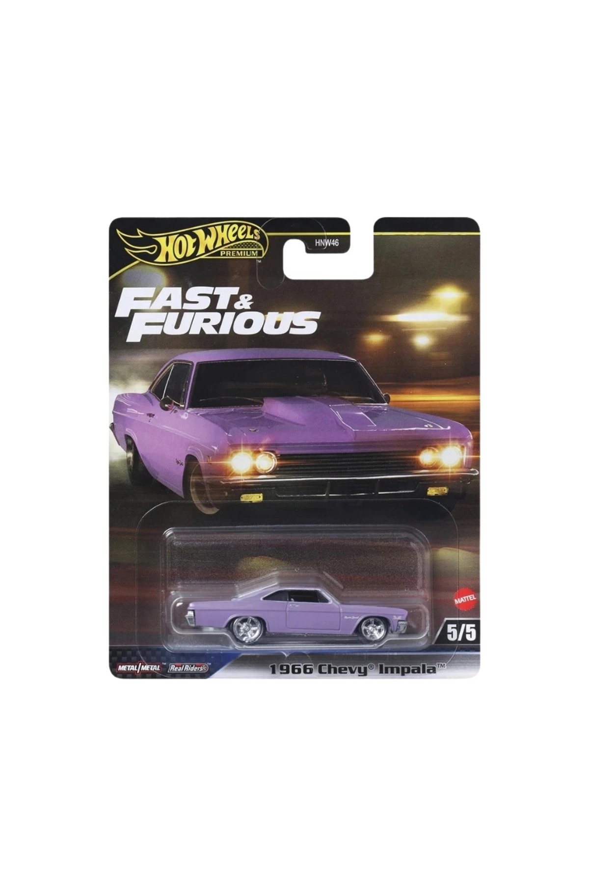 ماشین اسباب بازی مجموعه خودروی 5 تکه پریمیوم FAST & FURIOUS – RX 7 SKYLINE GT R CHARGER GIULIA IMP از ترکیه HOT WHEELS