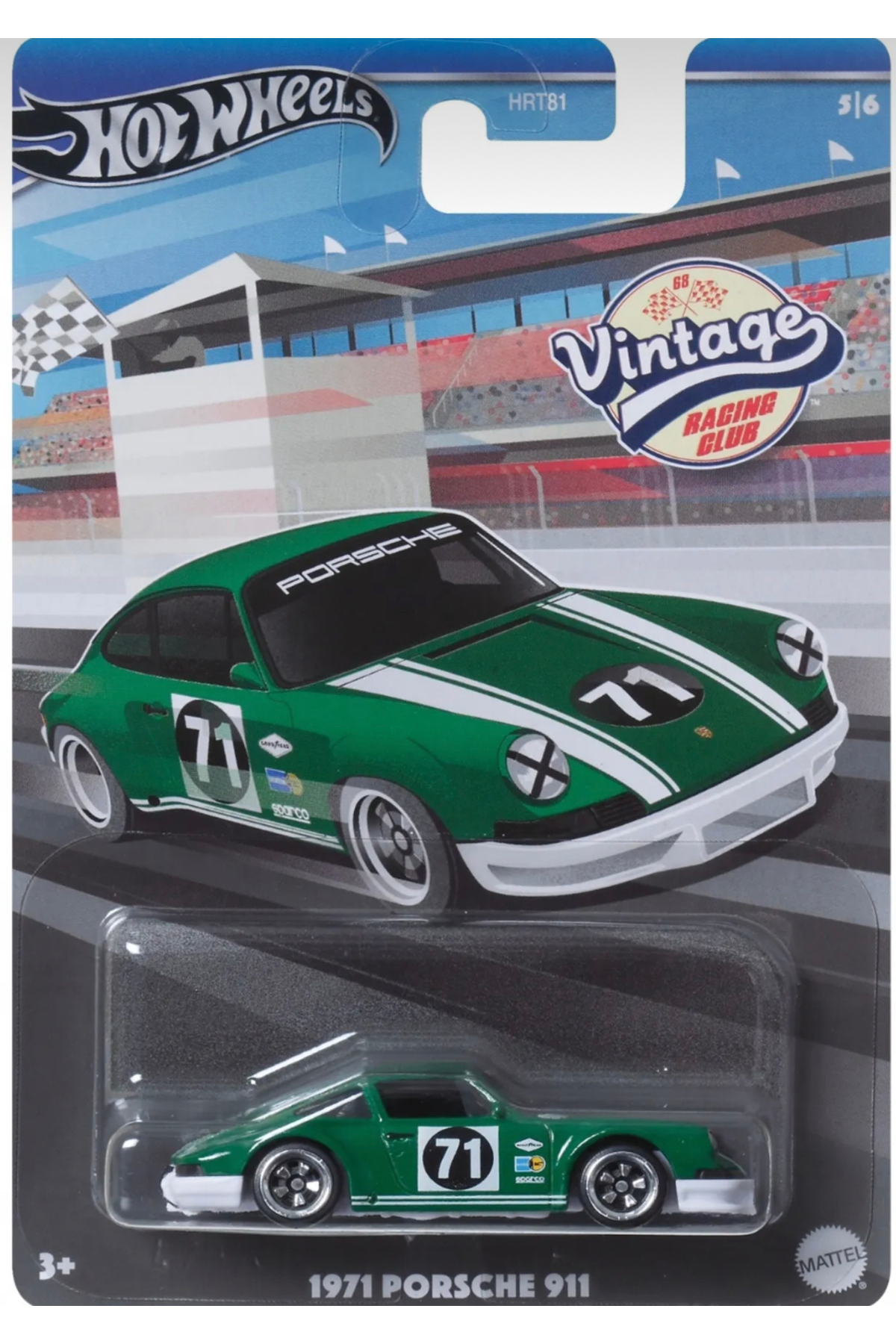 ماشین اسباب بازی پورشه 911 وینتیج 1971 از ترکیه HOT WHEELS