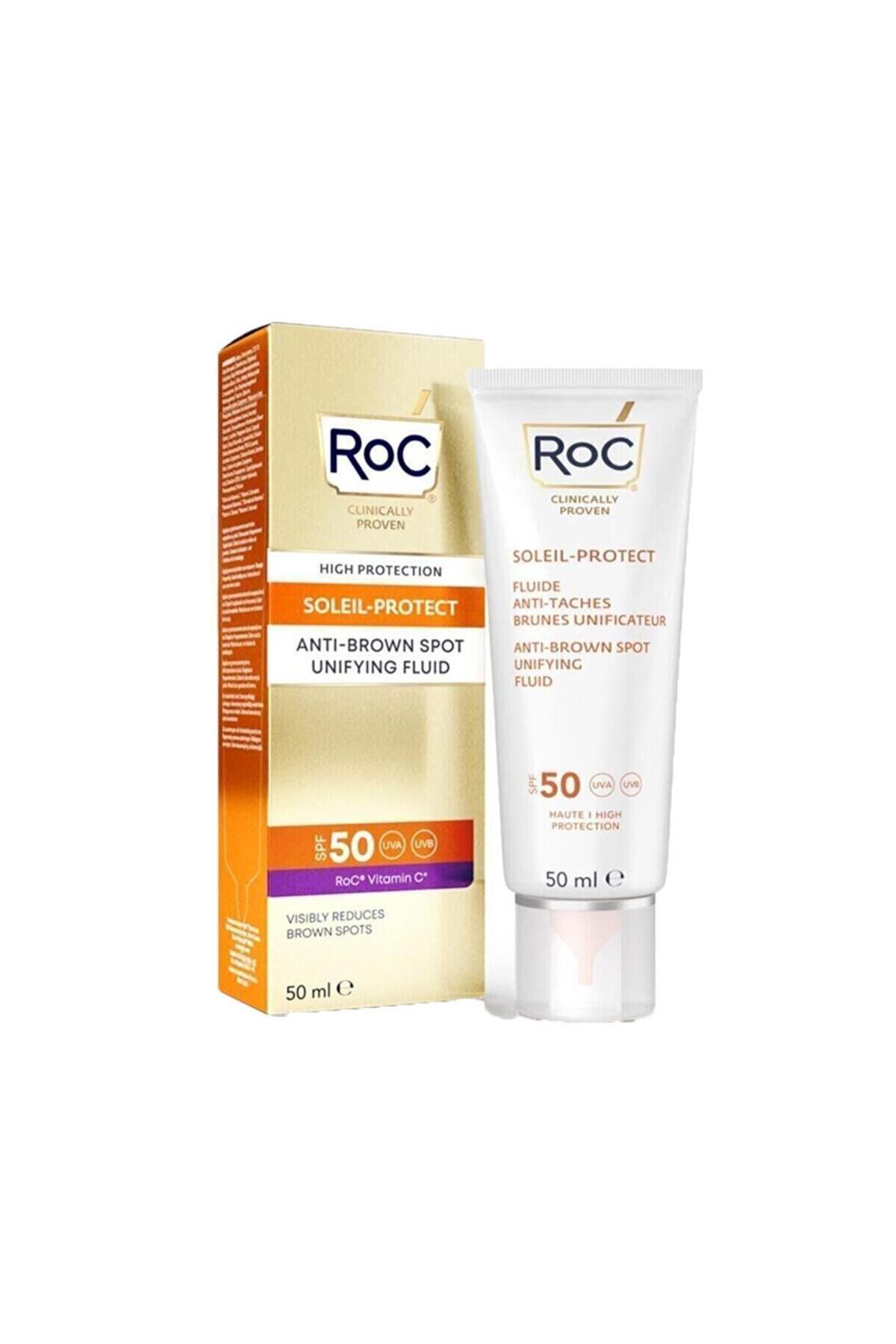 ضد آفتاب ضد لک و لکه قهوه‌ای Roc Soleil-Protect با SPF50، حجم ۵۰ میلی‌لیتر