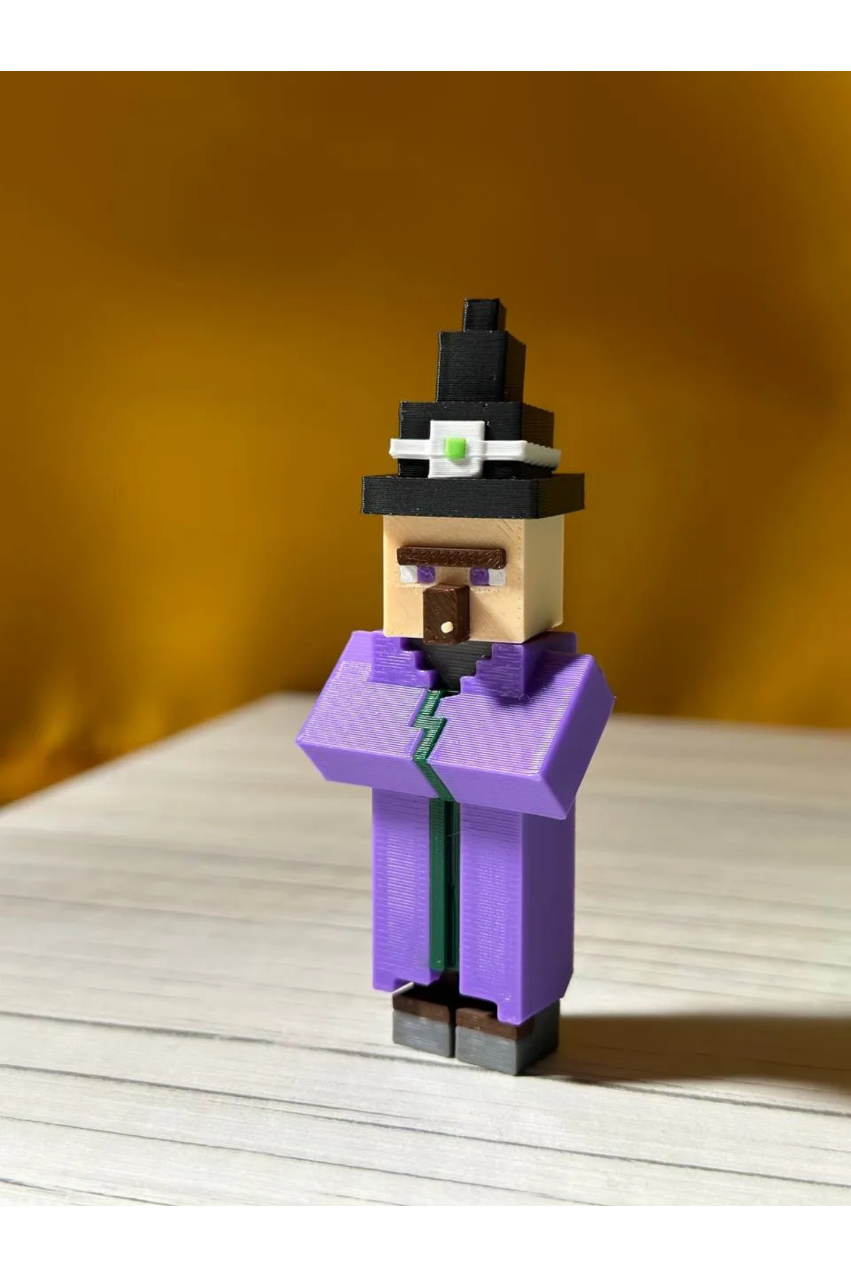 اسباب بازی های فیگور شخصیت جادوگر سه بعدی MINECRAFT اورجینال Lumina3D