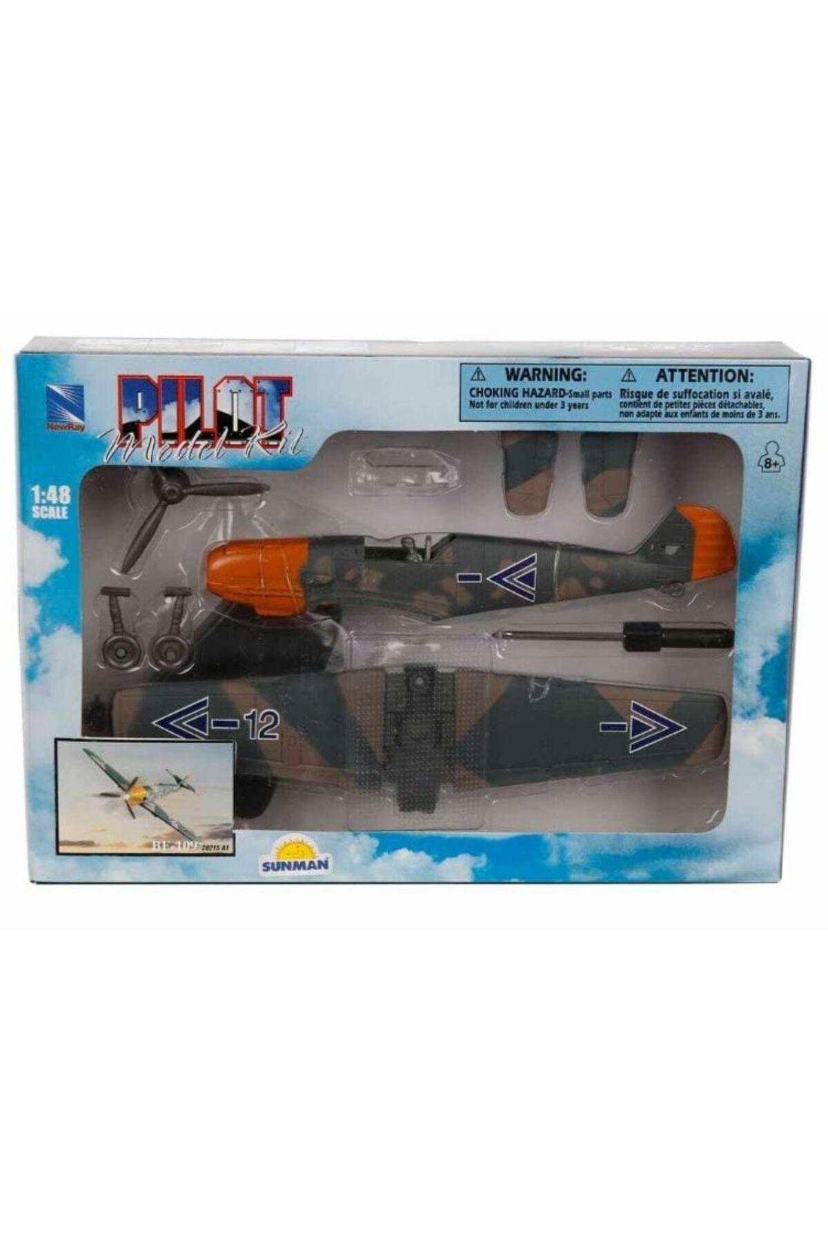 مدل خودرو NEWRAY 1:48 BE 109 FIGHTER PLANE اورجینال Sunman